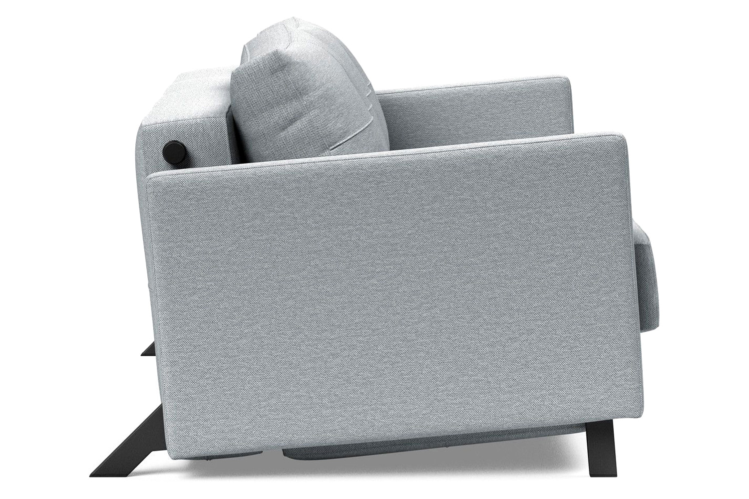 Innovation Living Cubed Full Size Sofa Bed with Arms - 583 Argus Gray
