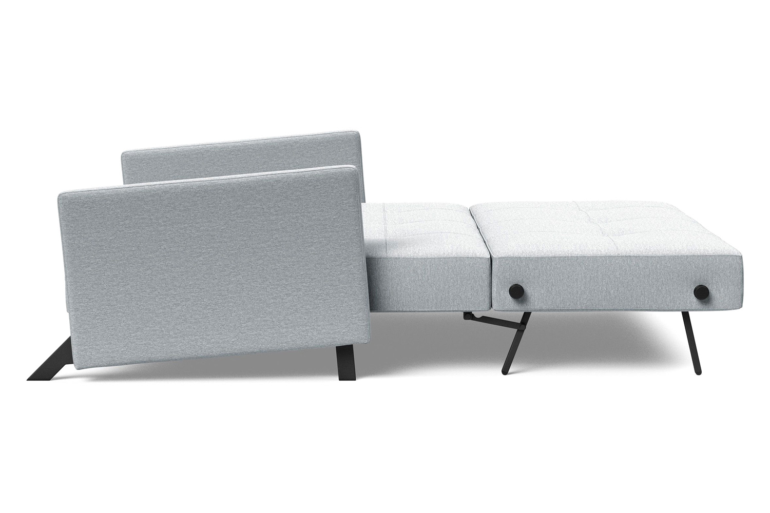 Innovation Living Cubed Full Size Sofa Bed with Arms - 583 Argus Gray
