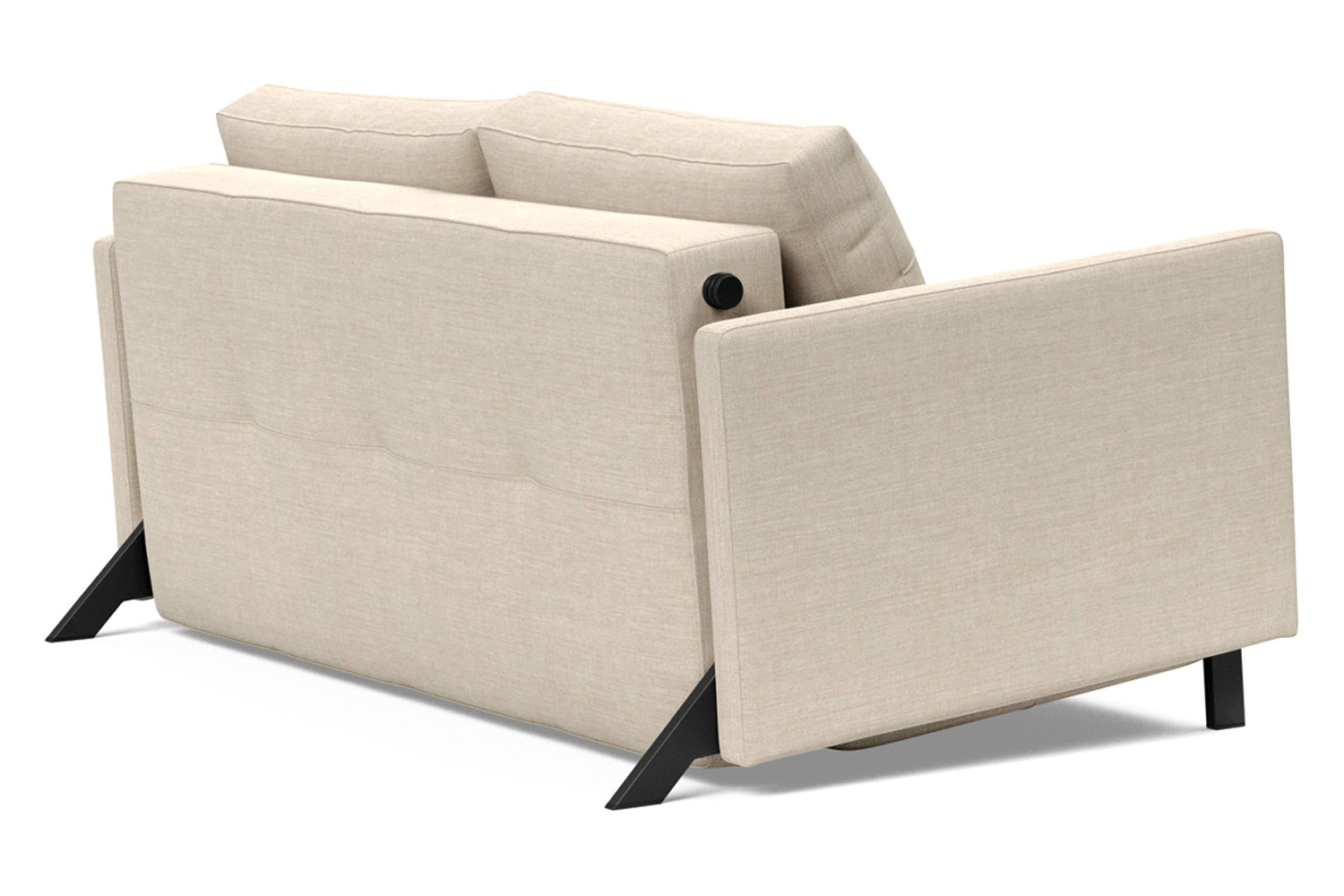 Innovation Living Cubed Full Size Sofa Bed with Arms - 586 Phobos Latte