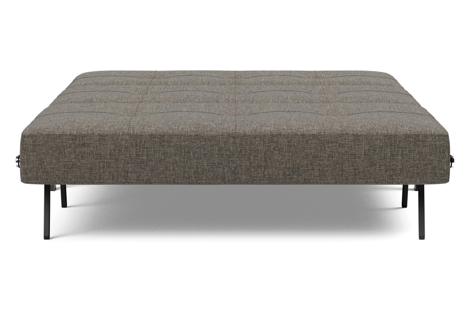 Innovation Living Cubed Full Size Sofa Bed with Chrome legs - 216 Flashtex Dark Gray