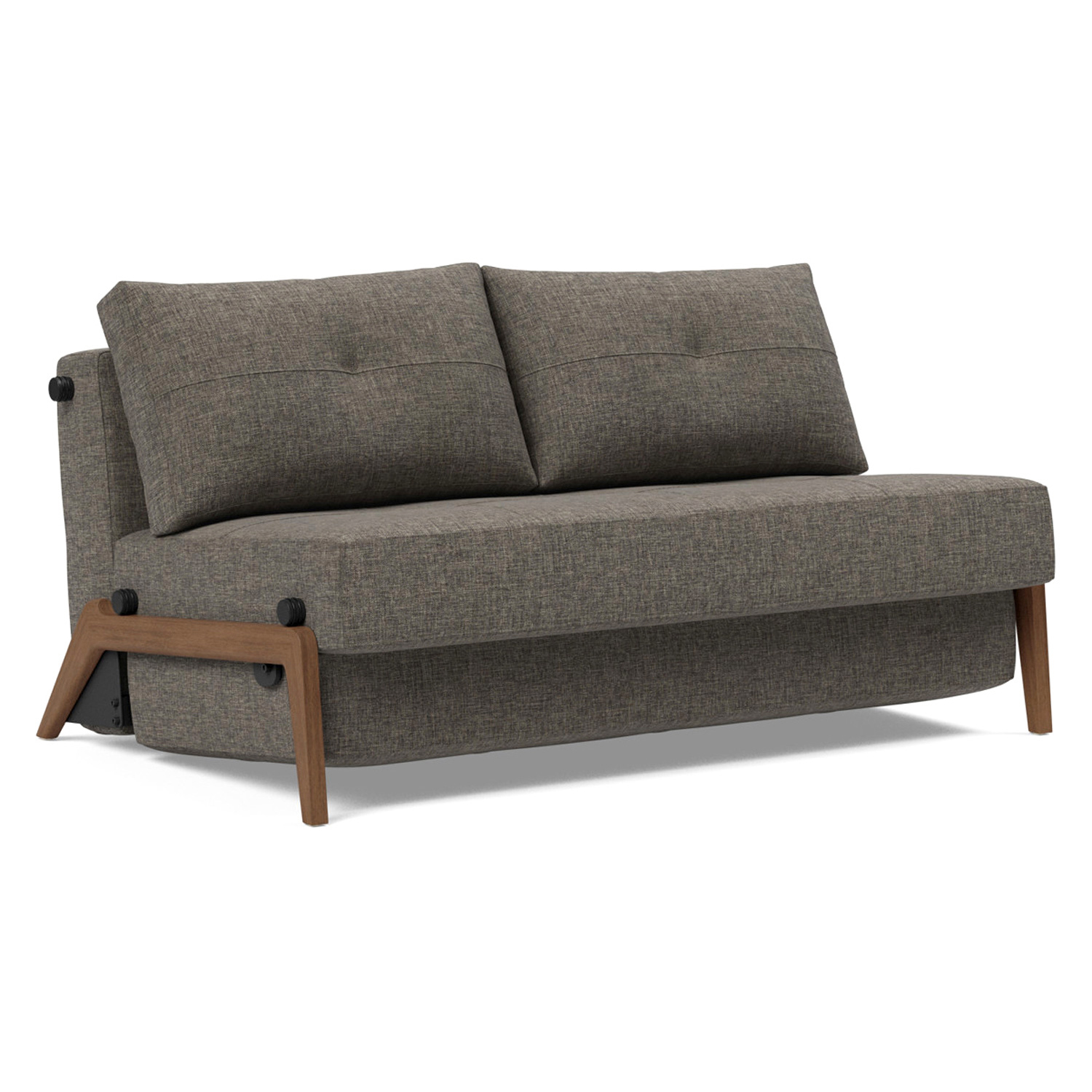 Innovation Living - Cubed Full Size Sofa Bed with Dark Wood Legs