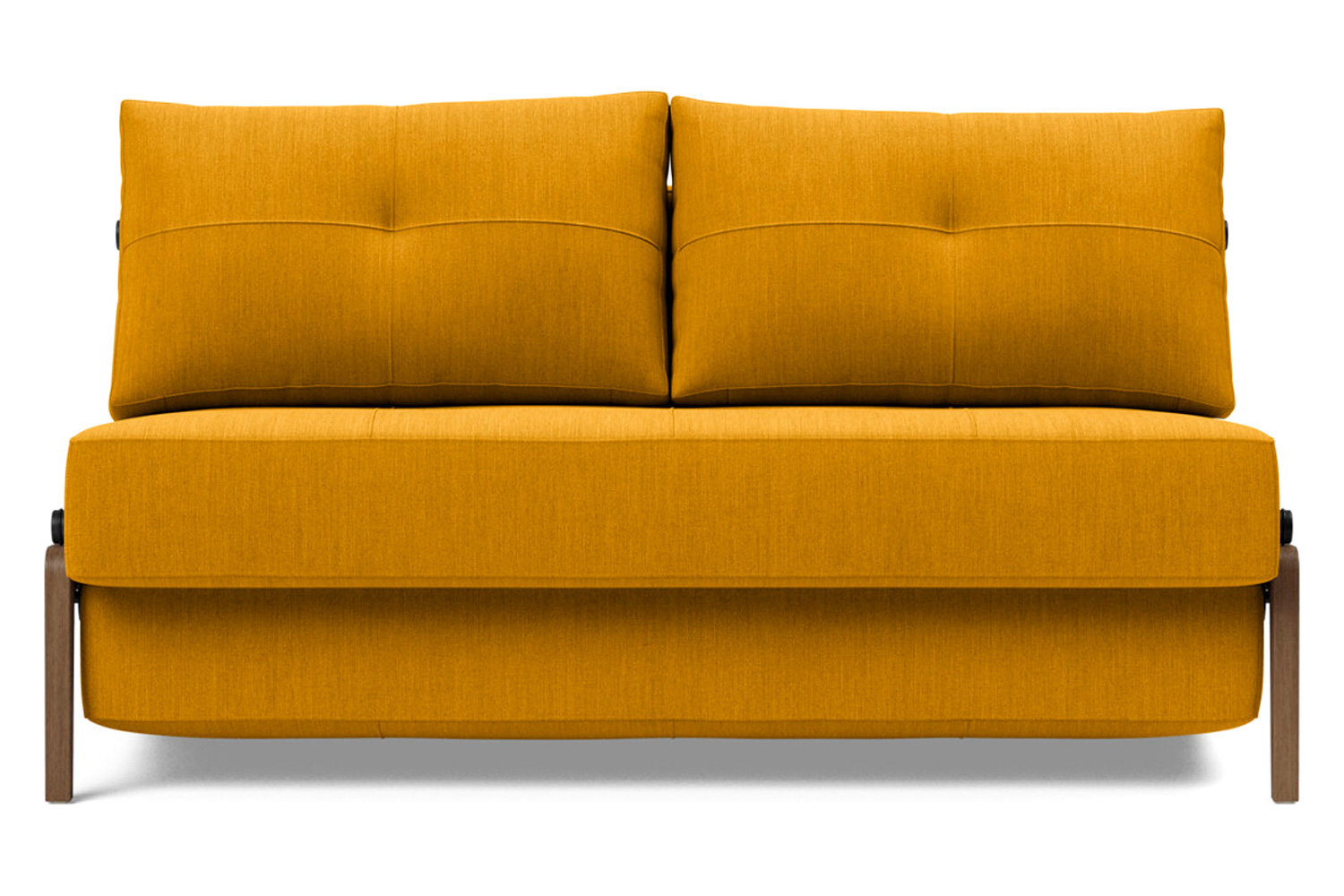Innovation Living Cubed Full Size Sofa Bed with Dark Wood Legs - 507 Elegance Burned Curry
