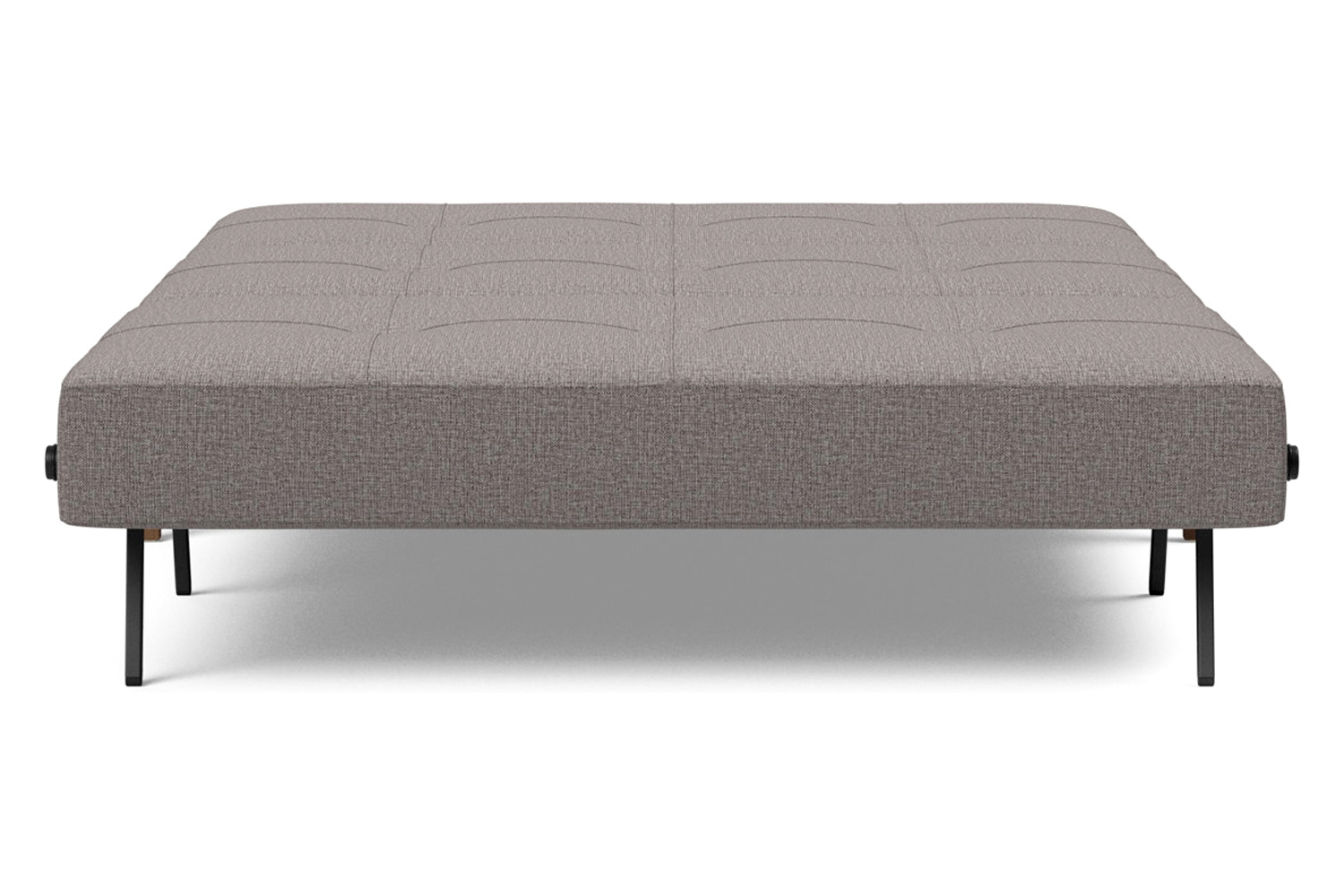 Innovation Living Cubed Full Size Sofa Bed with Dark Wood Legs - 521 Mixed Dance Gray