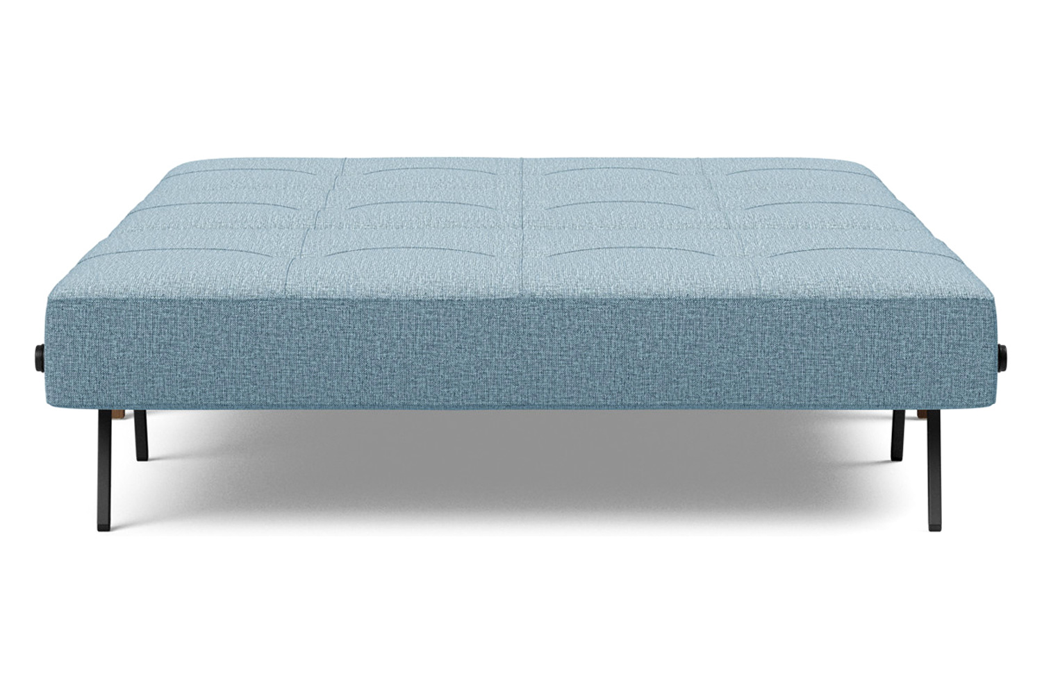 Innovation Living Cubed Full Size Sofa Bed with Dark Wood Legs - 525 Mixed Dance Light Blue
