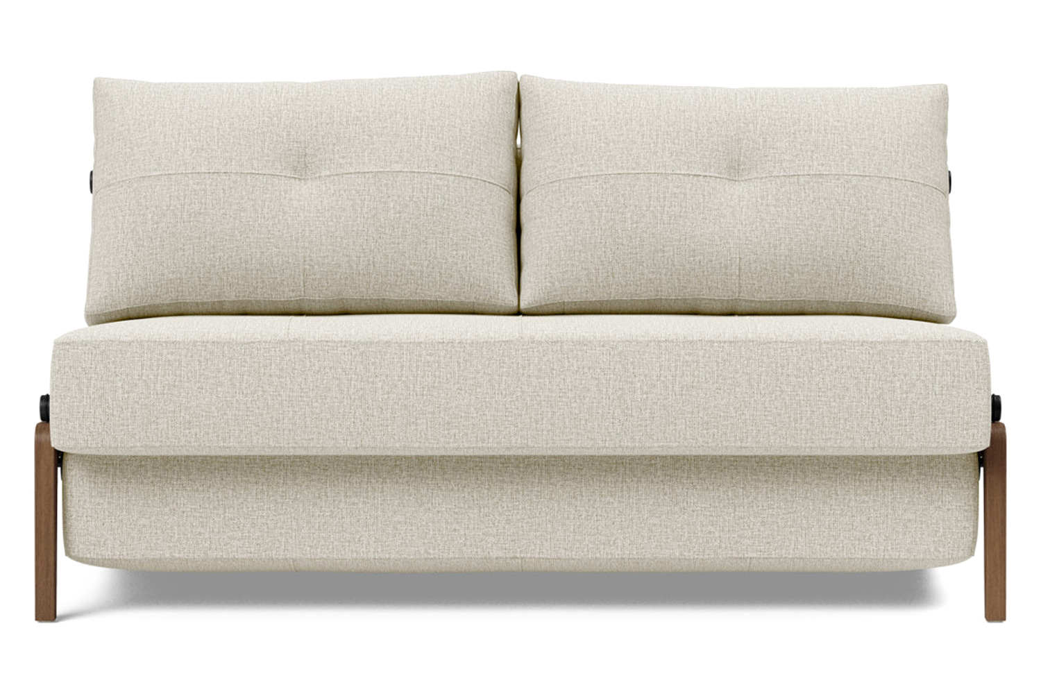 Innovation Living Cubed Full Size Sofa Bed with Dark Wood Legs - 527 Mixed Dance Natural