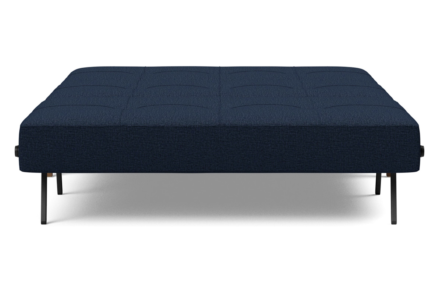 Innovation Living Cubed Full Size Sofa Bed with Dark Wood Legs - 528 Mixed Dance Blue