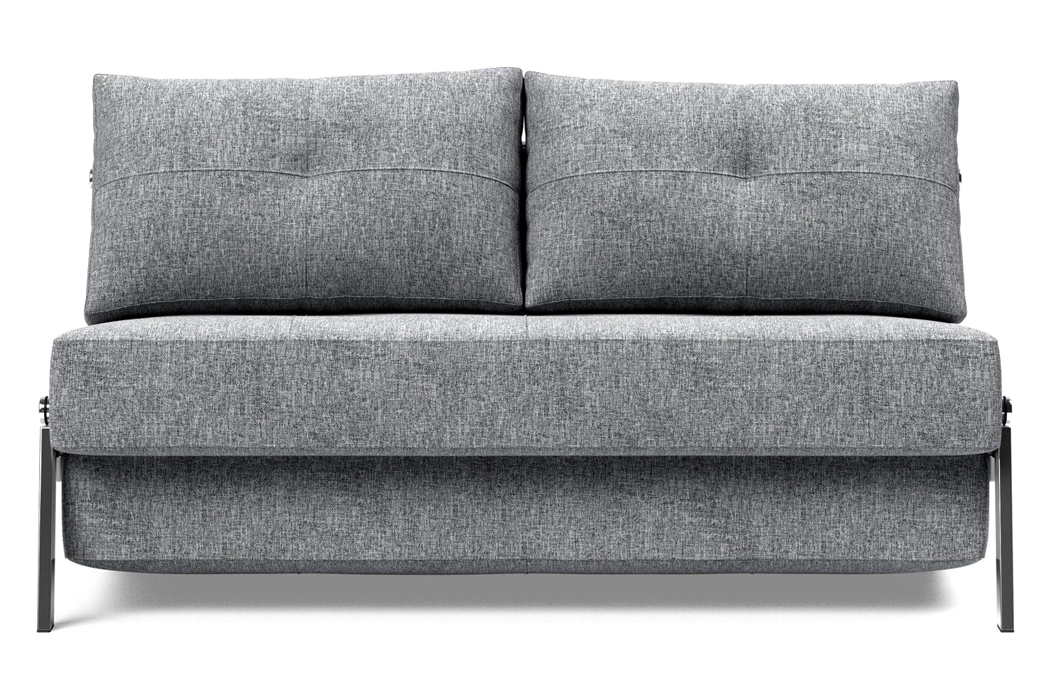 Innovation Living Cubed Full Size Sofa Bed with Chrome legs - 565 Twist Granite