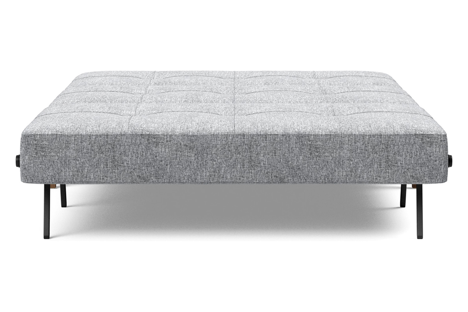 Innovation Living Cubed Full Size Sofa Bed with Dark Wood Legs - 565 Twist Granite