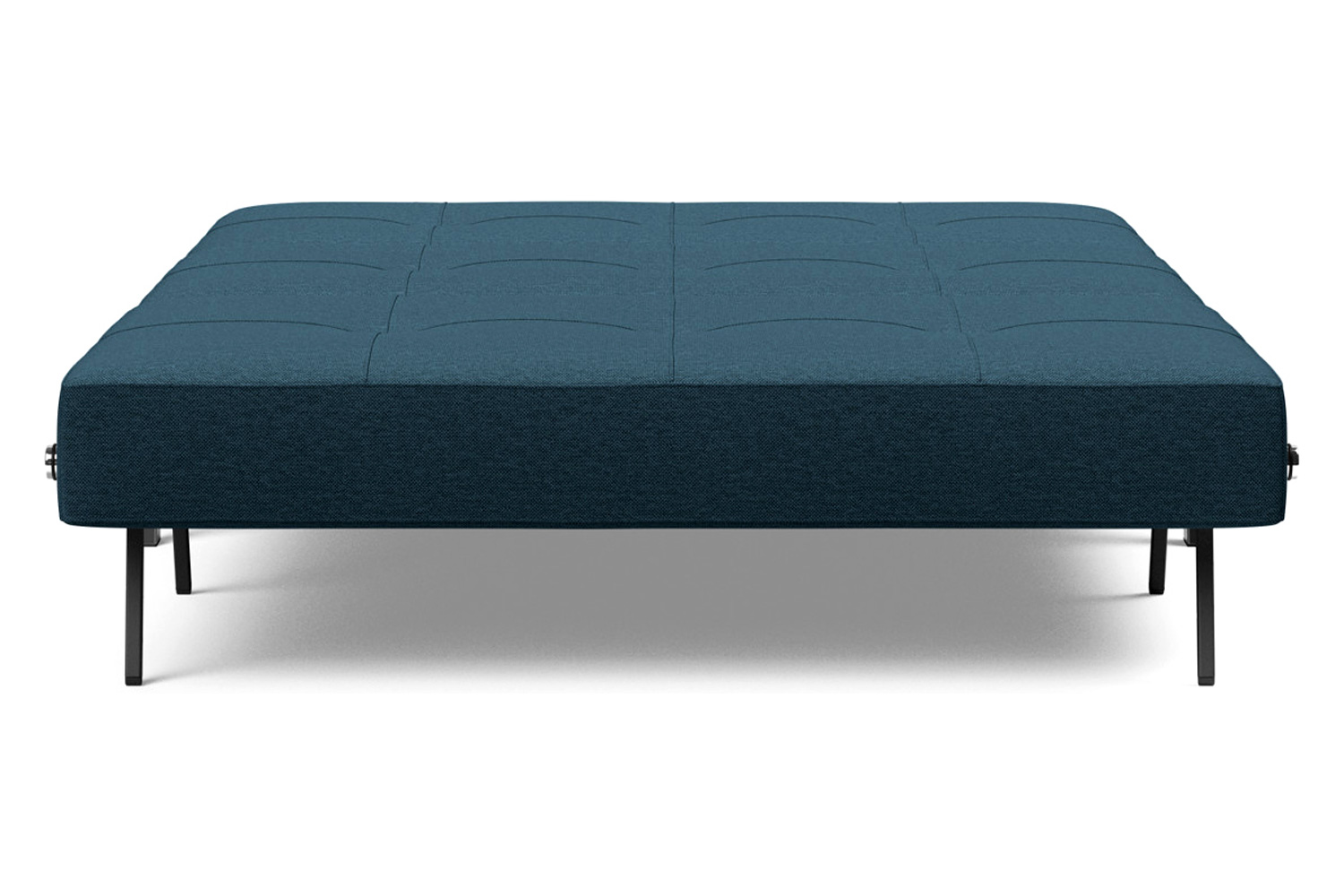 Innovation Living Cubed Full Size Sofa Bed with Chrome legs - 580 Argus Navy Blue