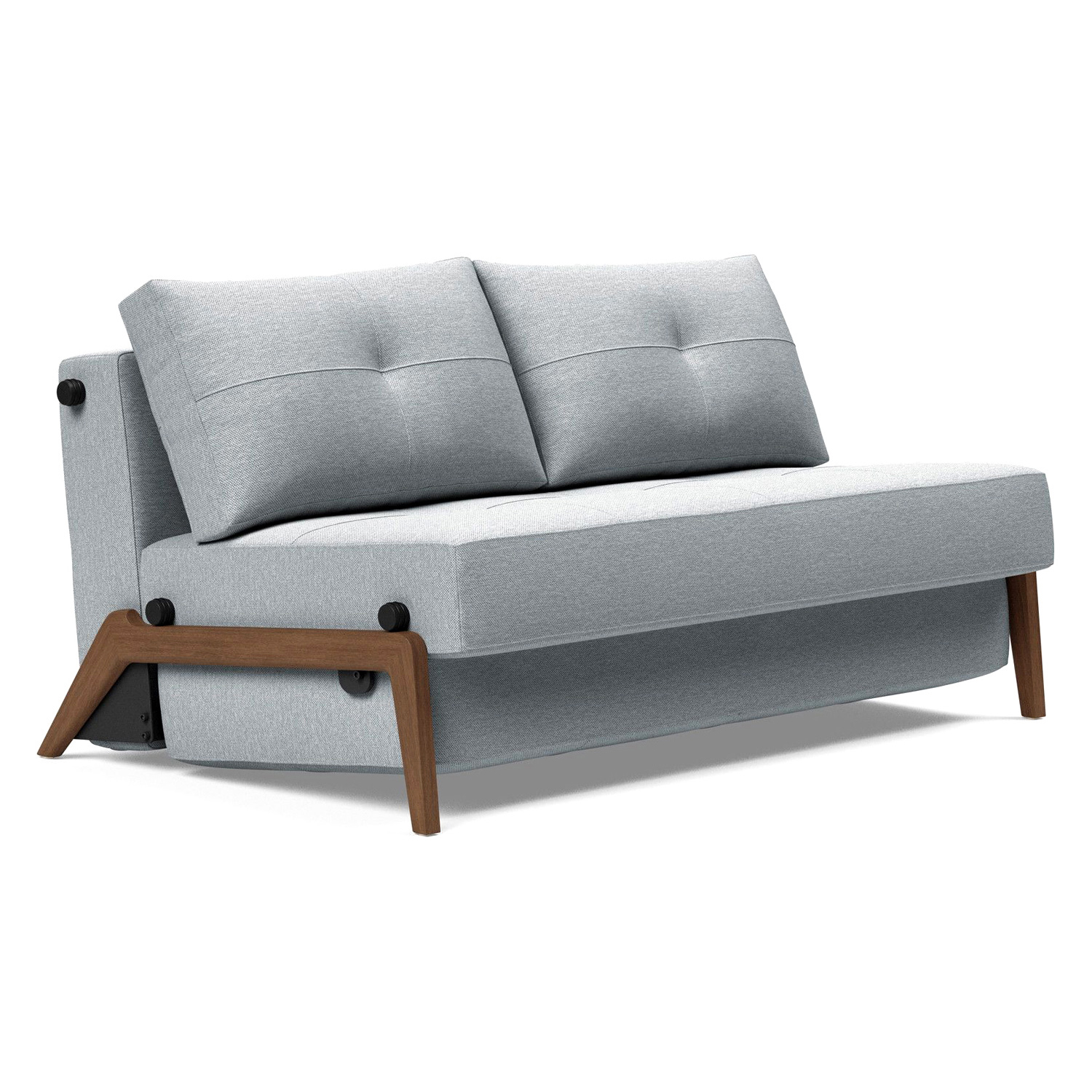 Innovation Living - Cubed Full Size Sofa Bed with Dark Wood Legs