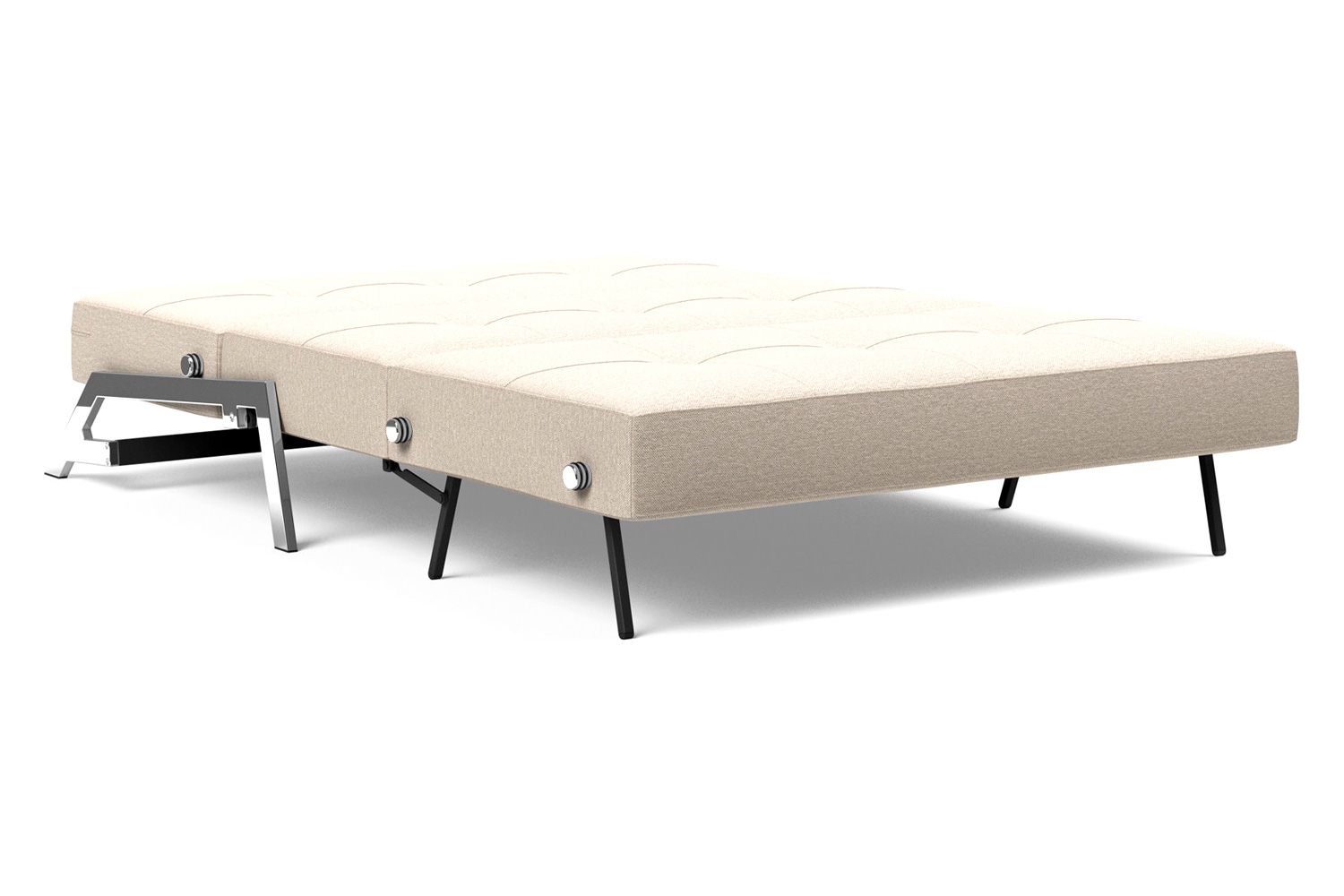 Innovation Living Cubed Full Size Sofa Bed with Chrome legs - 584 Argus Natural