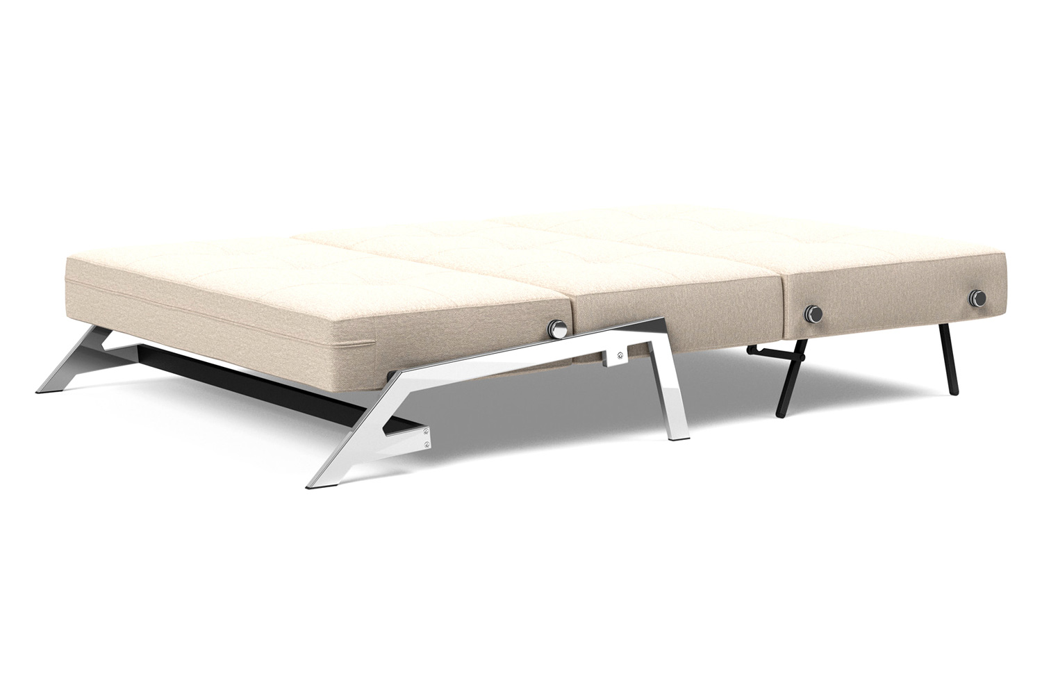 Innovation Living Cubed Full Size Sofa Bed with Chrome legs - 584 Argus Natural