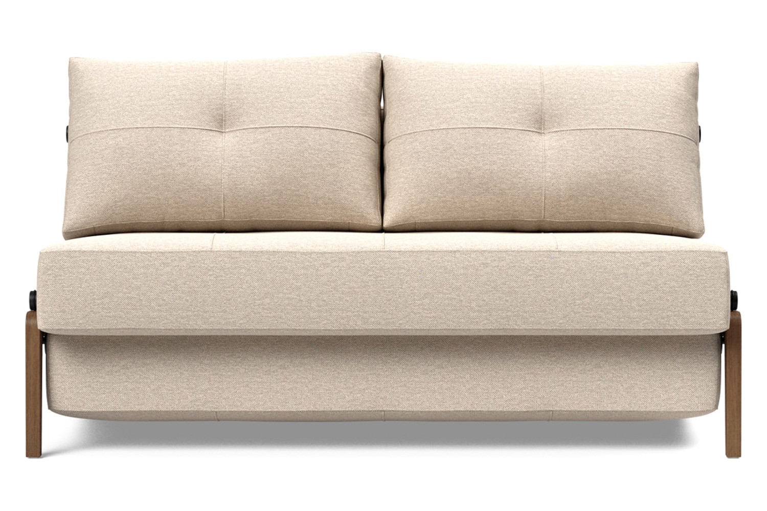 Innovation Living Cubed Full Size Sofa Bed with Dark Wood Legs - 584 Argus Natural