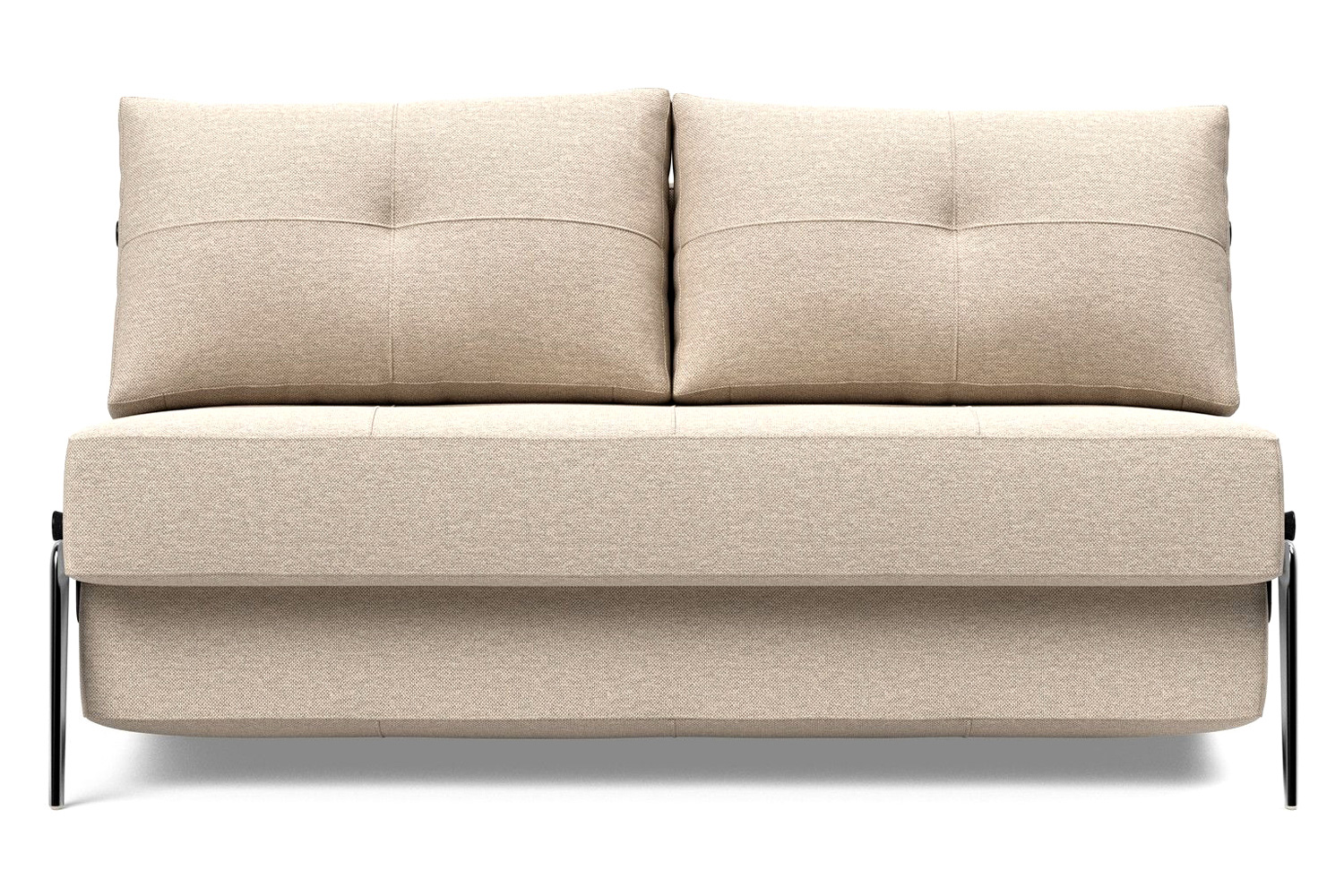Innovation Living Cubed Full Size Sofa Bed with Alu Legs - 584 Argus Natural
