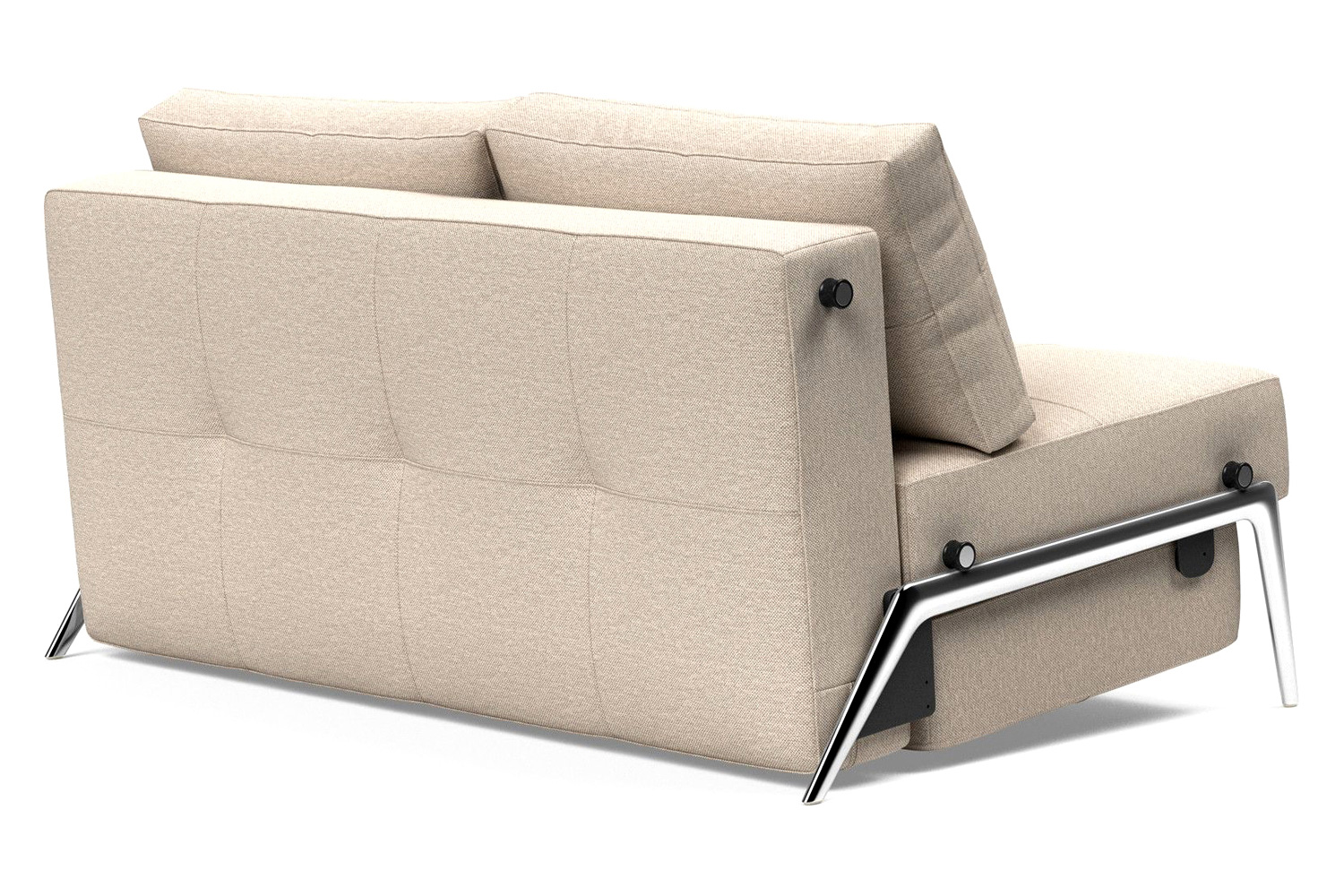 Innovation Living Cubed Full Size Sofa Bed with Alu Legs - 584 Argus Natural