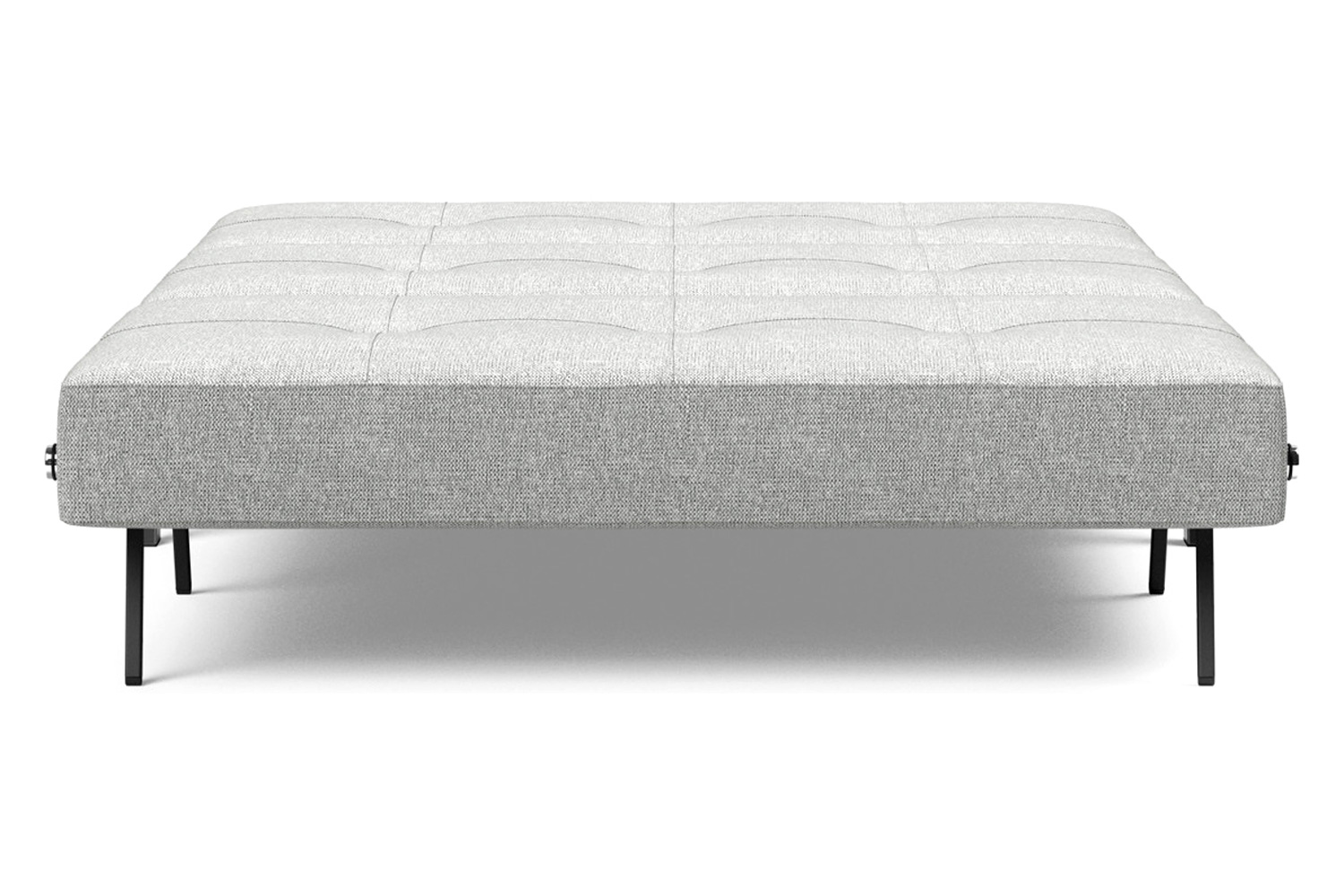 Innovation Living Cubed Full Size Sofa Bed with Chrome legs - 590 Micro Check Gray