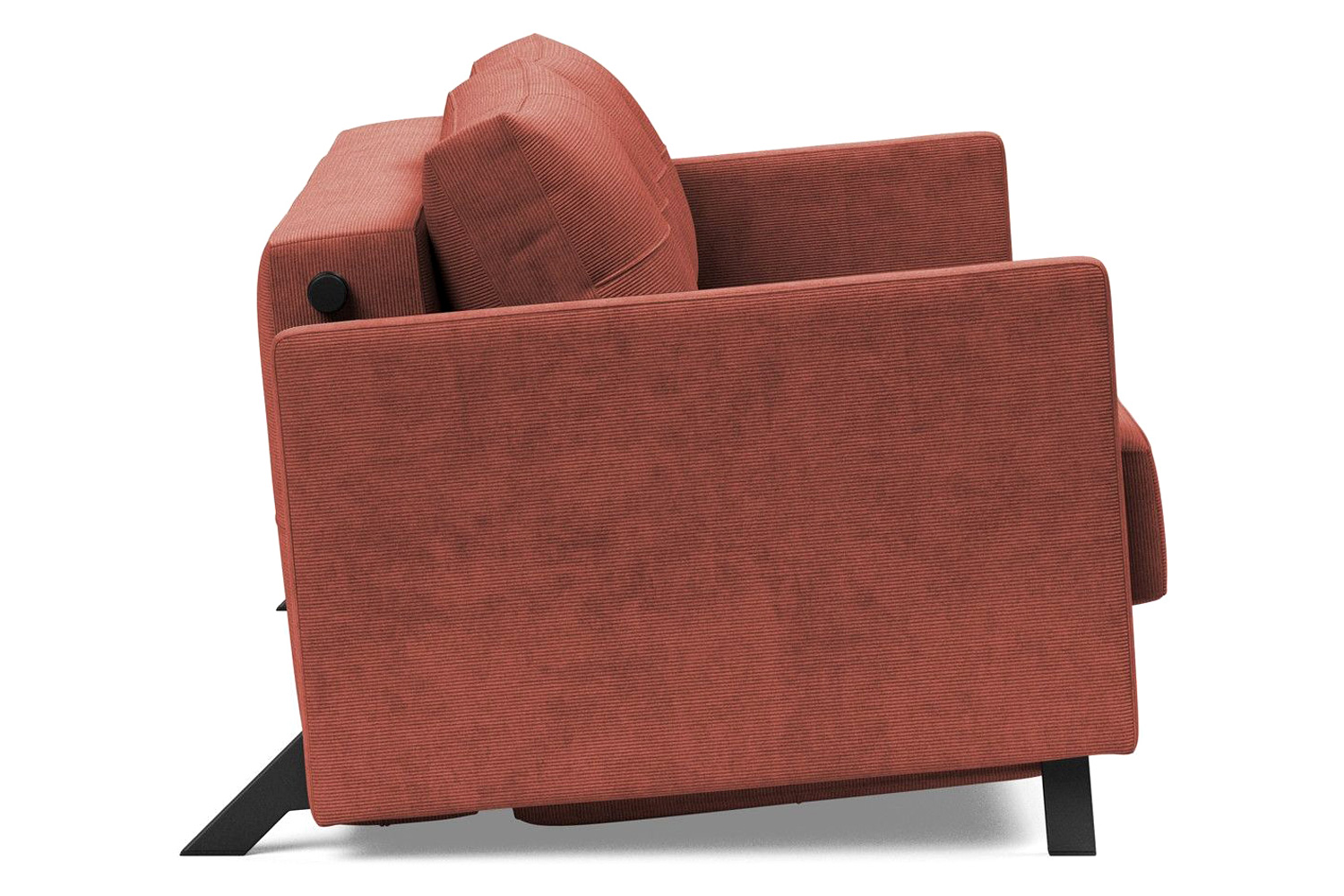 Innovation Living Cubed Queen Size Sofa Bed with Arms - 317 Cordufine Rust