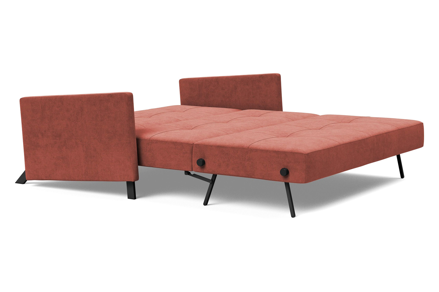 Innovation Living Cubed Queen Size Sofa Bed with Arms - 317 Cordufine Rust
