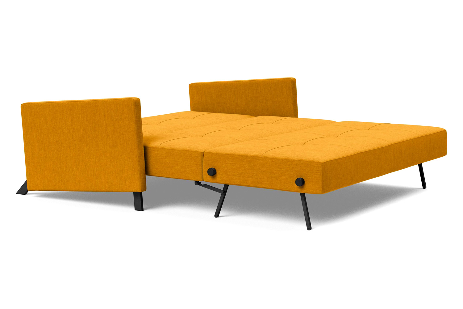Innovation Living Cubed Queen Size Sofa Bed with Arms - 507 Elegance Burned Curry