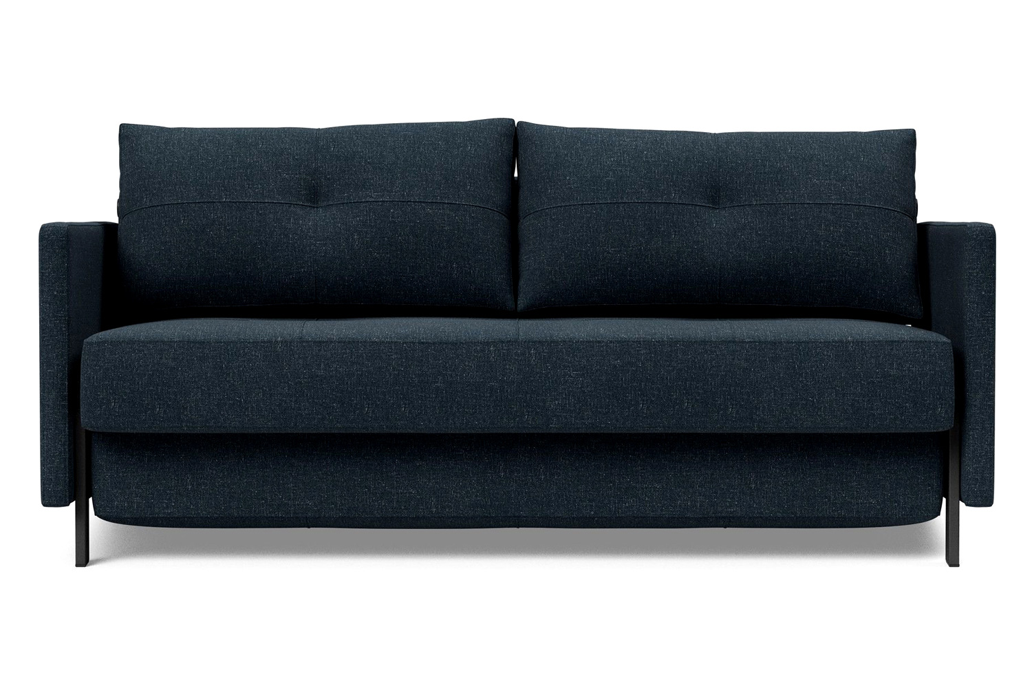 Innovation Living Cubed Queen Size Sofa Bed with Arms - 515 Nist Blue