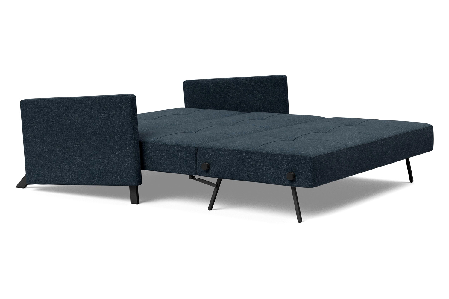Innovation Living Cubed Queen Size Sofa Bed with Arms - 515 Nist Blue