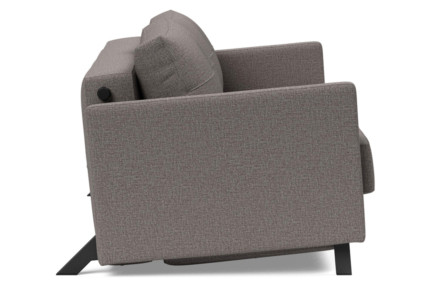 Innovation Living Cubed Queen Size Sofa Bed with Arms - 521 Mixed Dance Gray