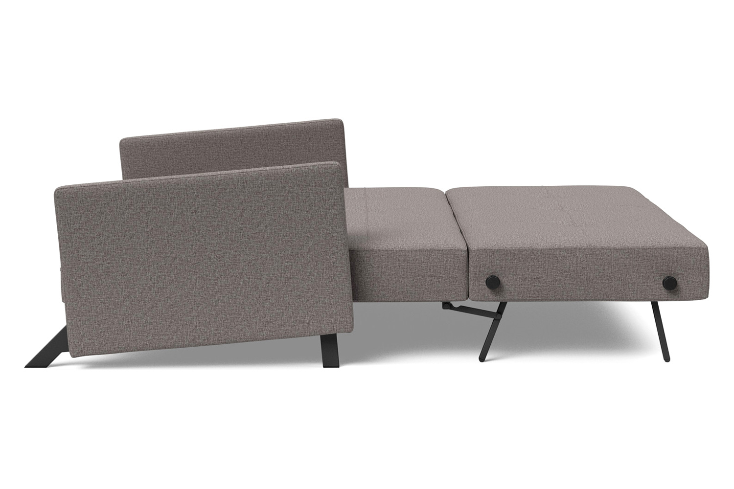 Innovation Living Cubed Queen Size Sofa Bed with Arms - 521 Mixed Dance Gray