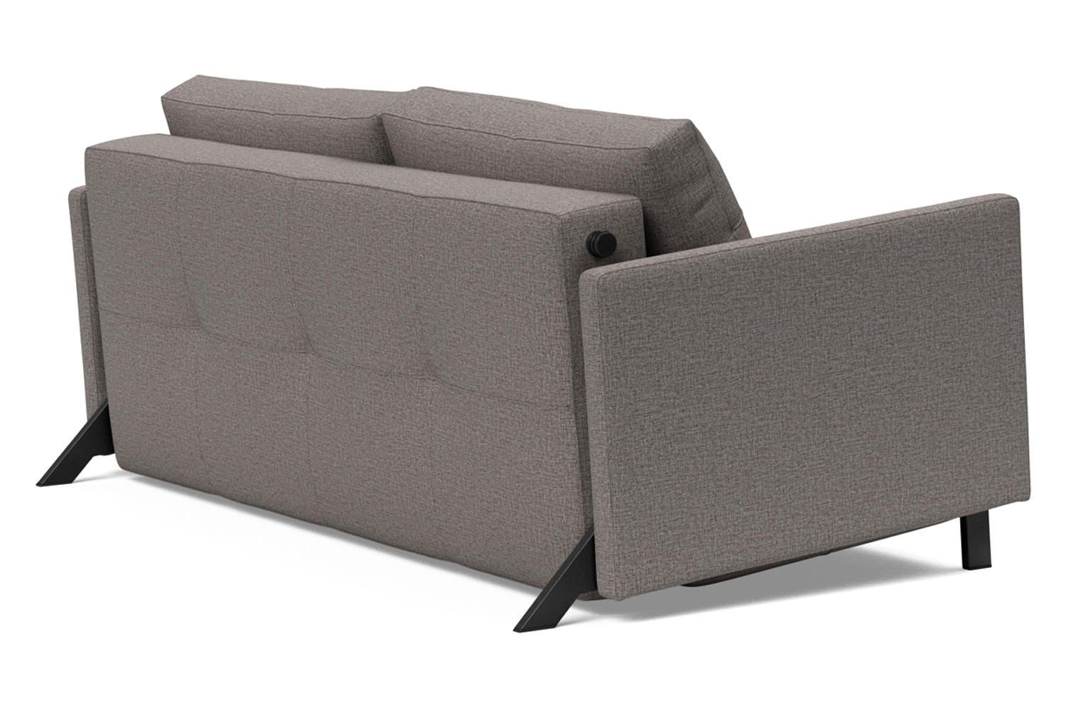 Innovation Living Cubed Queen Size Sofa Bed with Arms - 521 Mixed Dance Gray