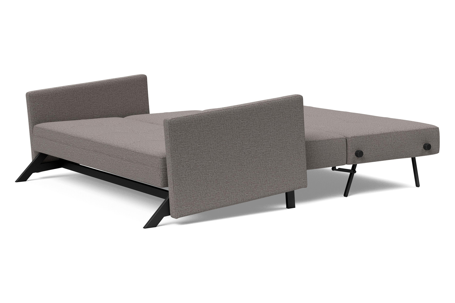 Innovation Living Cubed Queen Size Sofa Bed with Arms - 521 Mixed Dance Gray