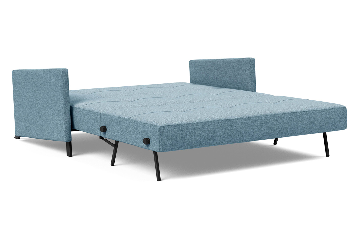 Innovation Living Cubed Queen Size Sofa Bed with Arms - 525 Mixed Dance Light Blue