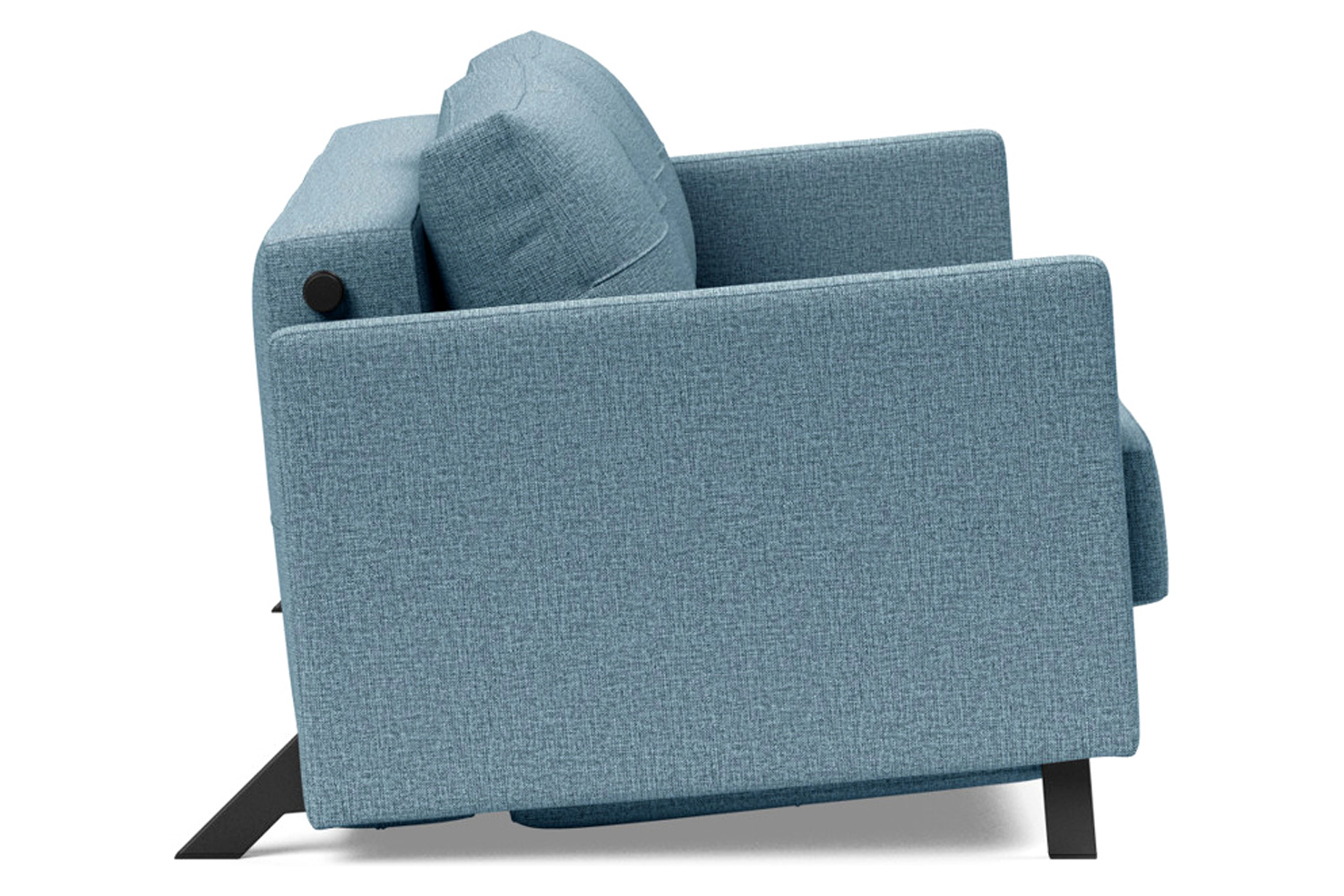 Innovation Living Cubed Queen Size Sofa Bed with Arms - 525 Mixed Dance Light Blue