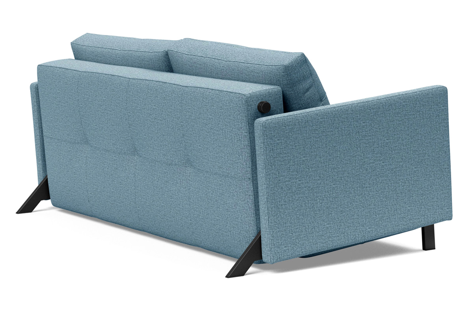 Innovation Living Cubed Queen Size Sofa Bed with Arms - 525 Mixed Dance Light Blue