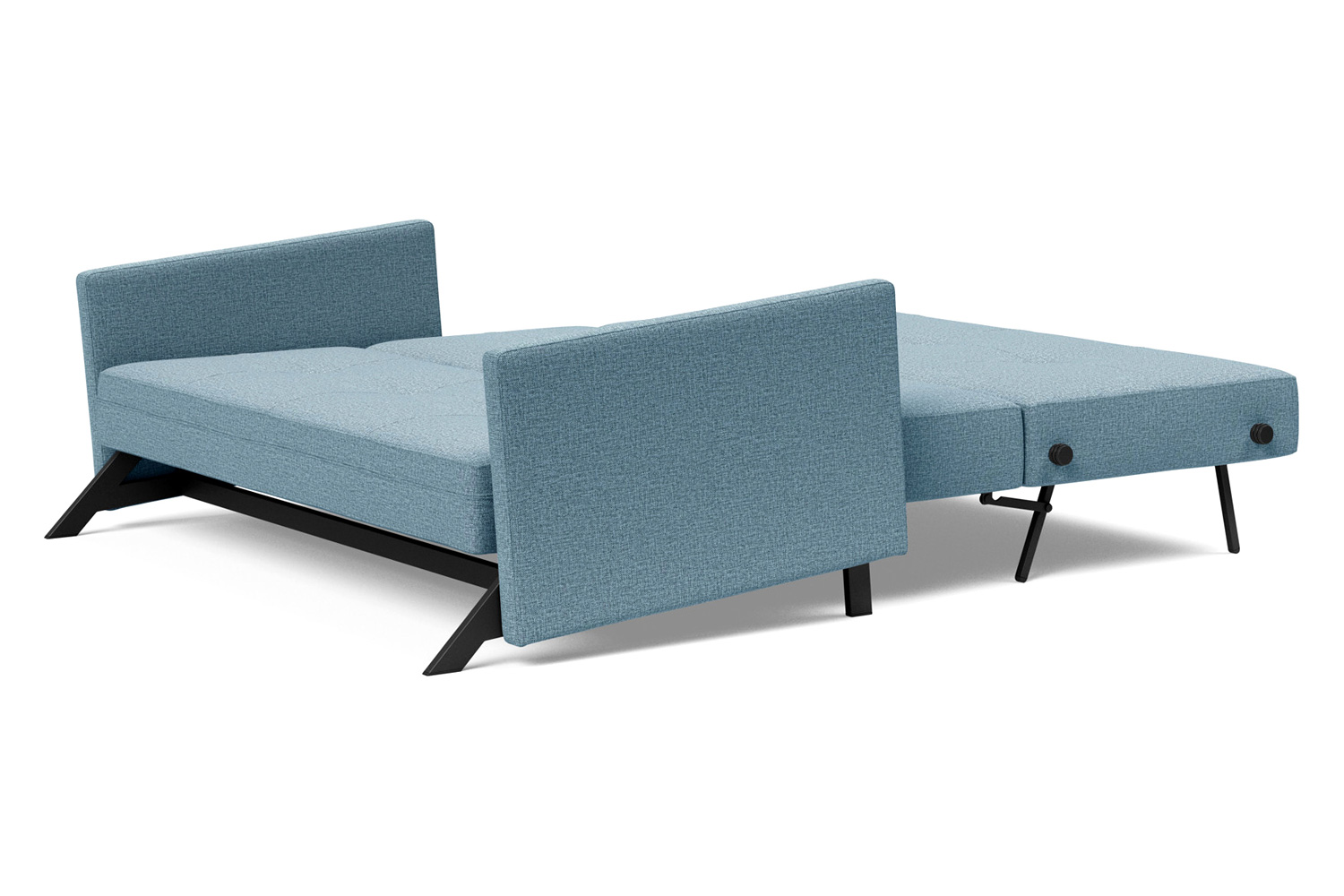 Innovation Living Cubed Queen Size Sofa Bed with Arms - 525 Mixed Dance Light Blue