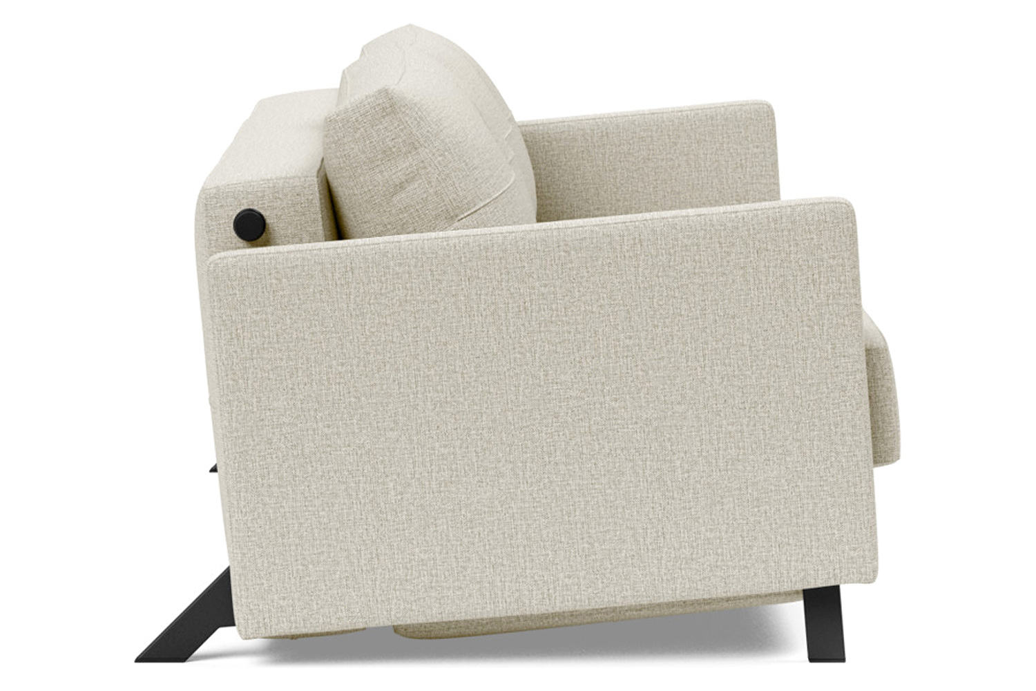 Innovation Living Cubed Queen Size Sofa Bed with Arms - 527 Mixed Dance Natural