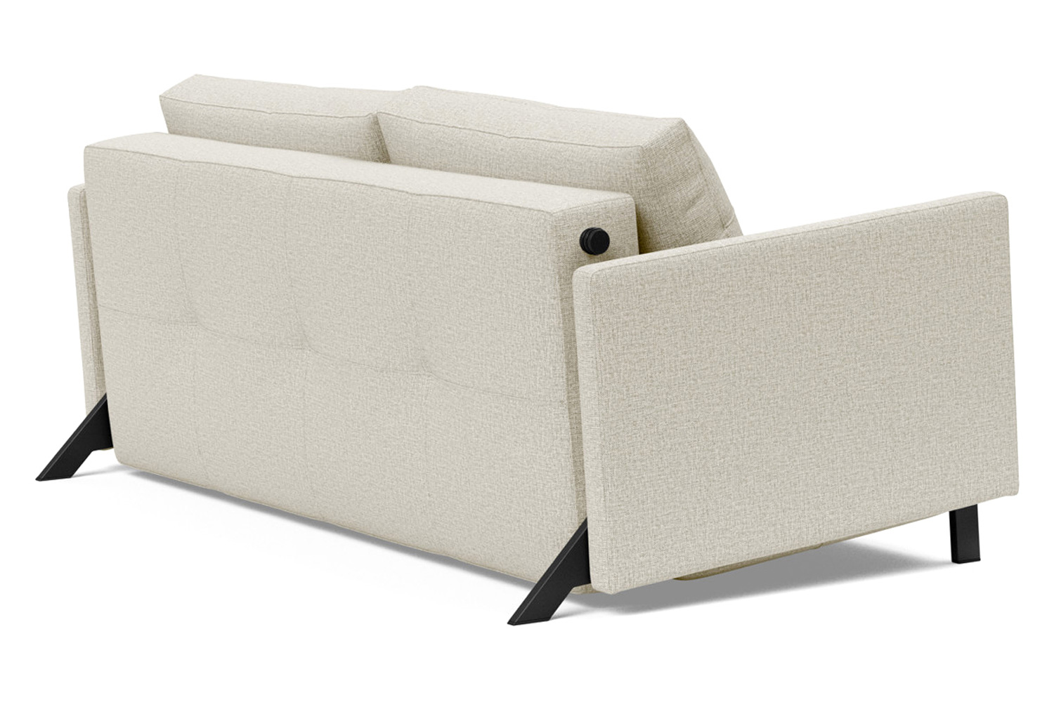Innovation Living Cubed Queen Size Sofa Bed with Arms - 527 Mixed Dance Natural