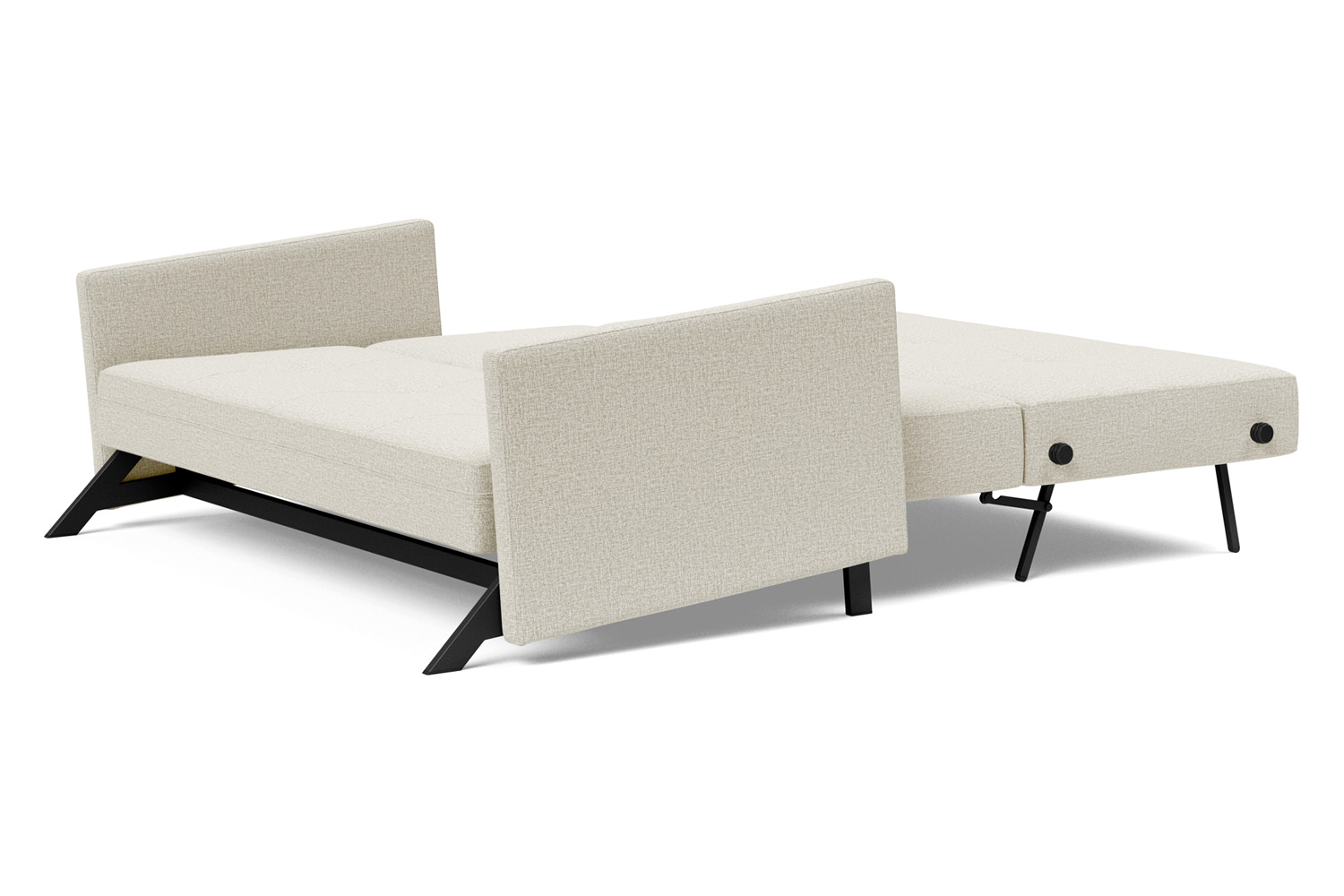Innovation Living Cubed Queen Size Sofa Bed with Arms - 527 Mixed Dance Natural