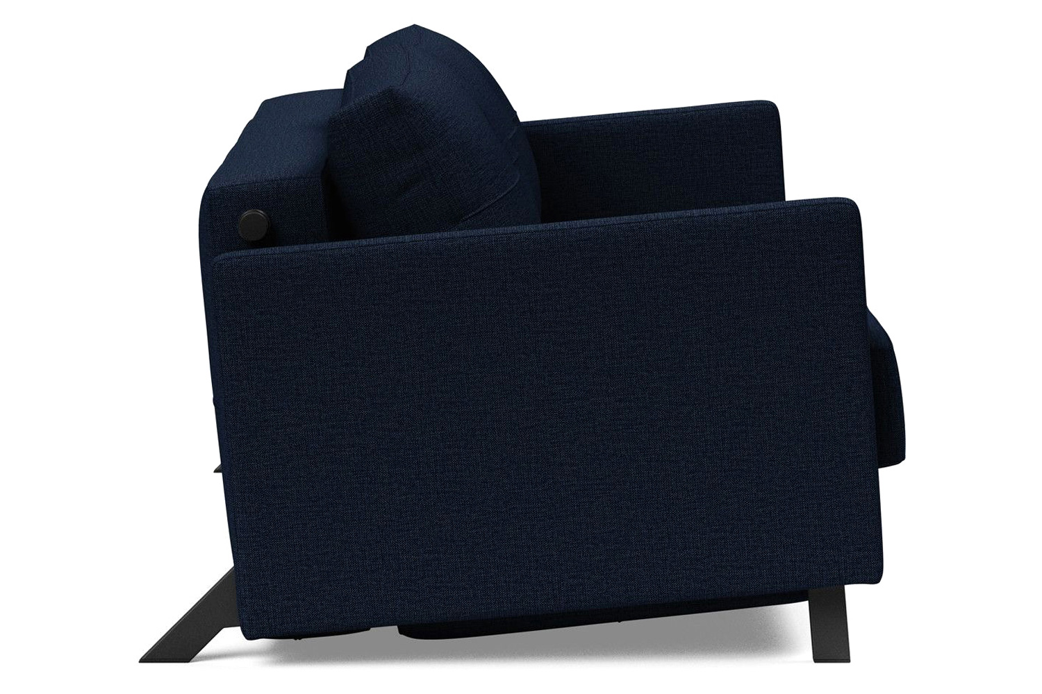 Innovation Living Cubed Queen Size Sofa Bed with Arms - 528 Mixed Dance Blue