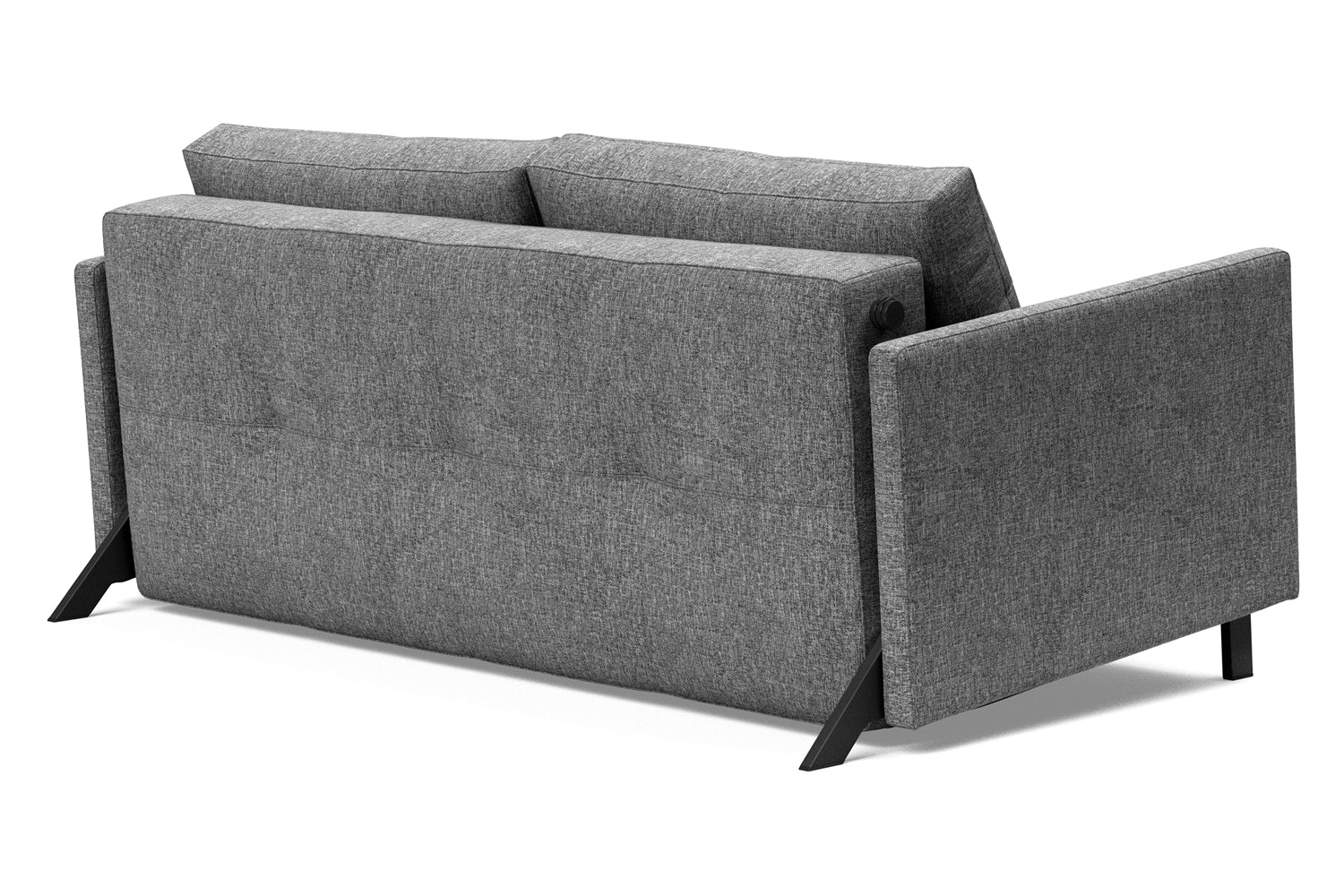 Innovation Living Cubed Queen Size Sofa Bed with Arms - 563 Twist Charcoal