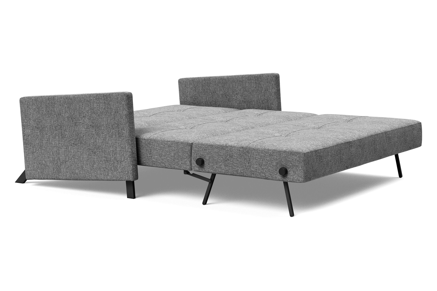 Innovation Living Cubed Queen Size Sofa Bed with Arms - 563 Twist Charcoal