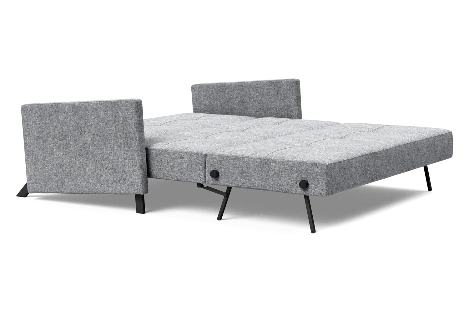 Innovation Living Cubed Queen Size Sofa Bed with Arms - 565 Twist Granite