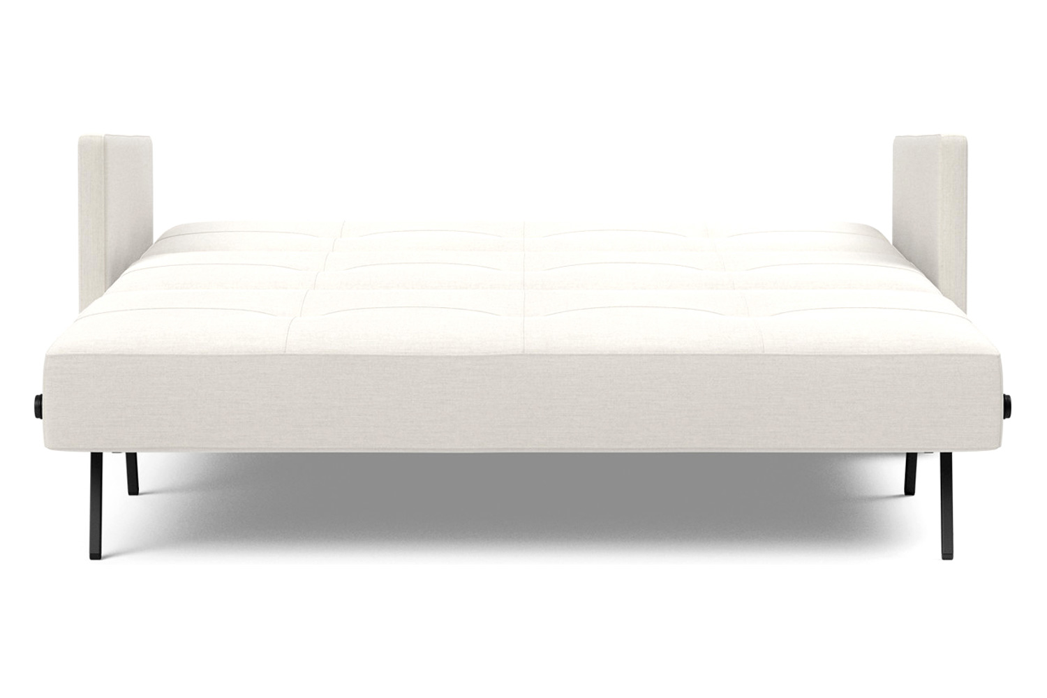 Innovation Living Cubed Queen Size Sofa Bed with Arms - 574 Vivus Dusty Off White