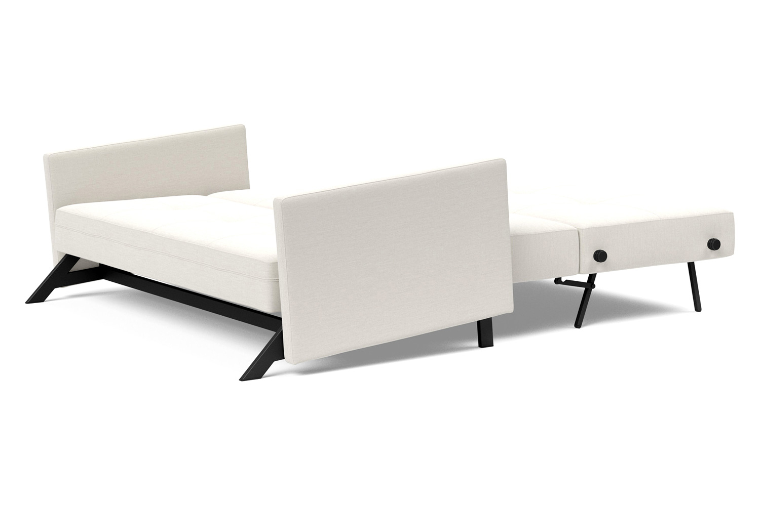 Innovation Living Cubed Queen Size Sofa Bed with Arms - 574 Vivus Dusty Off White