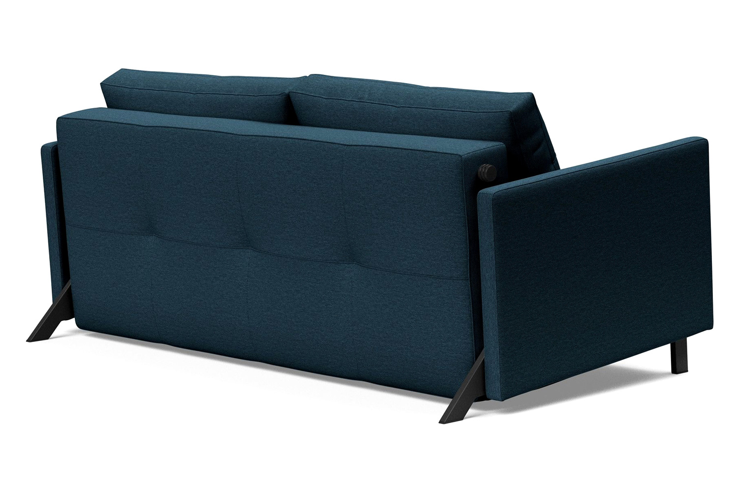 Innovation Living Cubed Queen Size Sofa Bed with Arms - 580 Argus Navy Blue