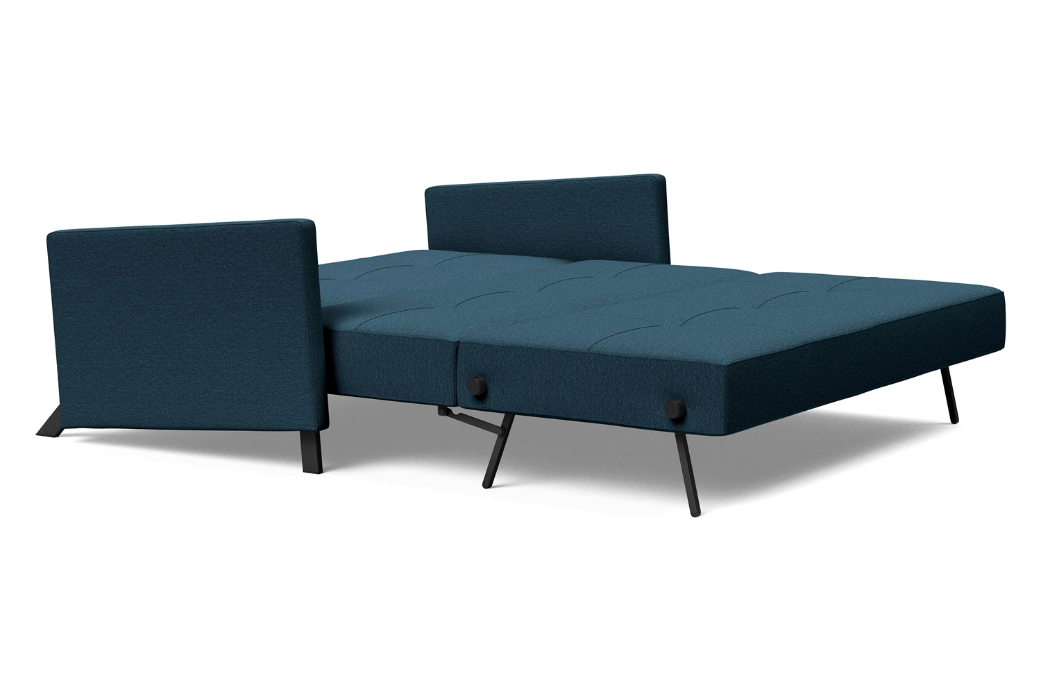 Innovation Living Cubed Queen Size Sofa Bed with Arms - 580 Argus Navy Blue