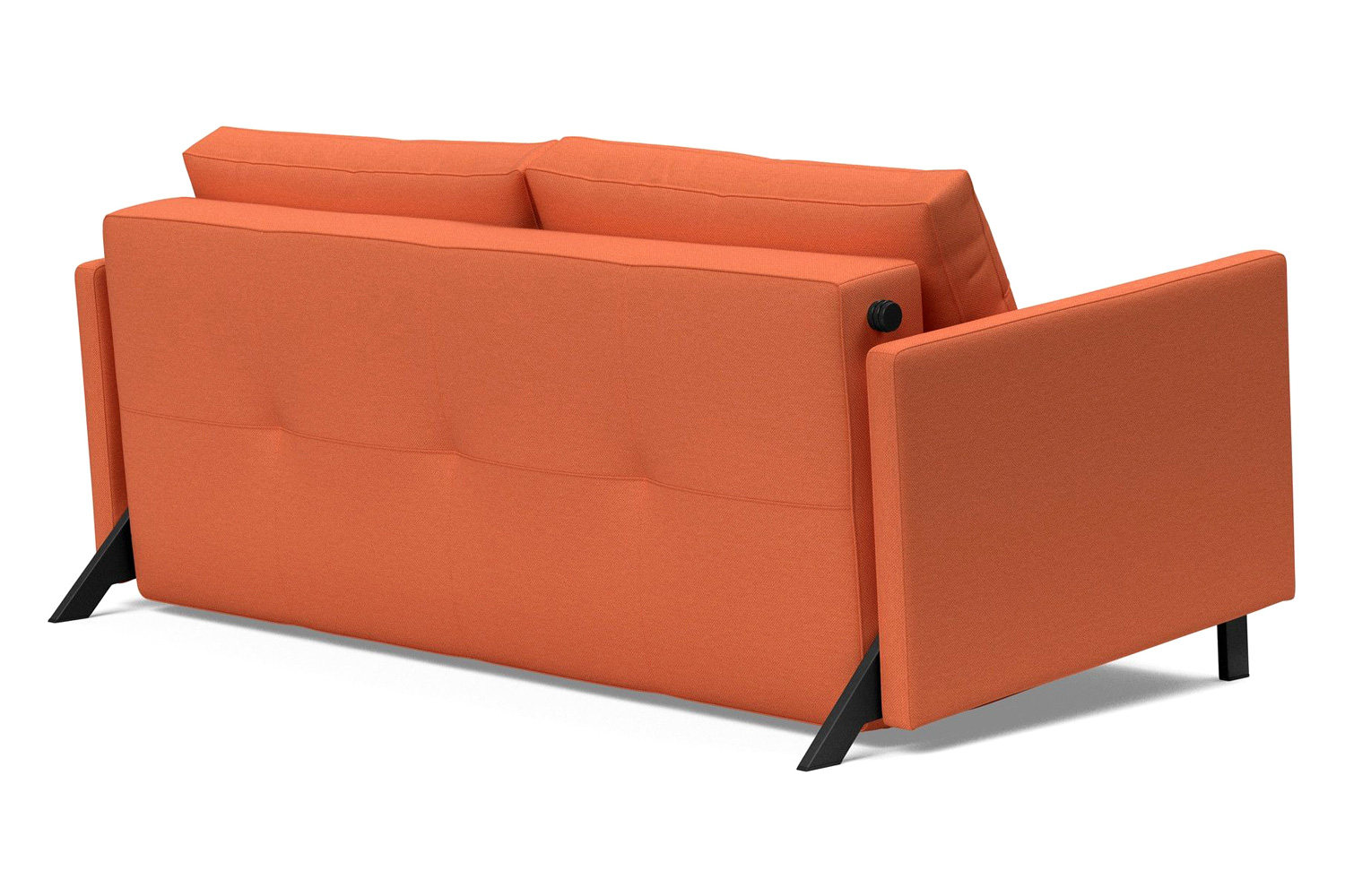 Innovation Living Cubed Queen Size Sofa Bed with Arms - 581 Argus Rust