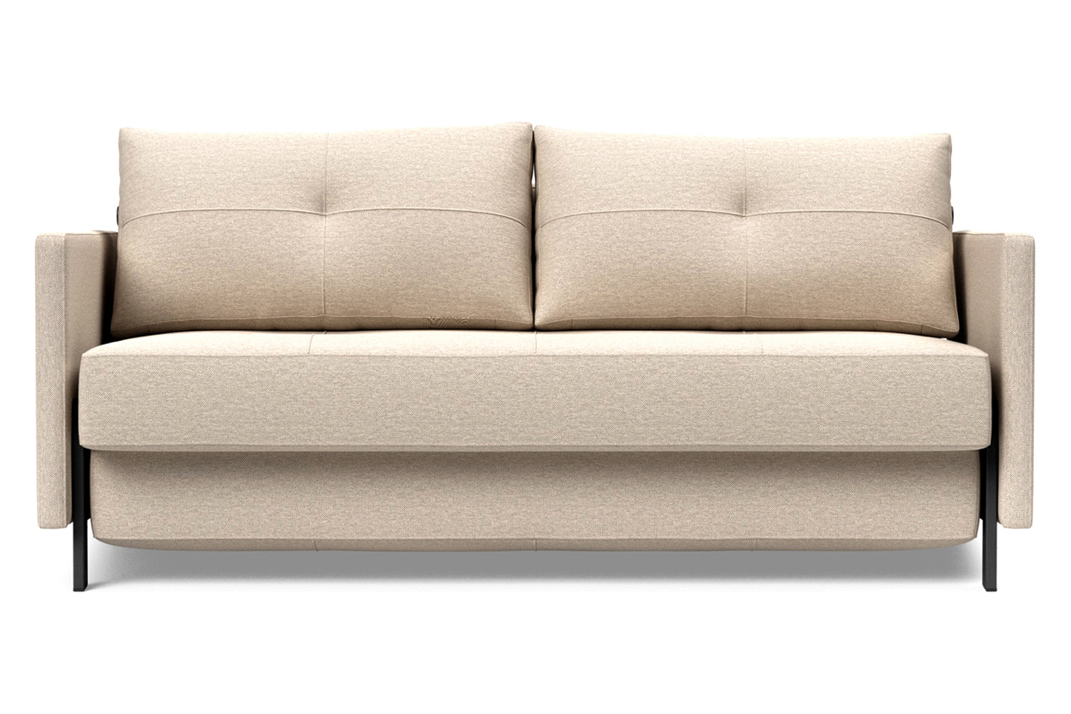 Innovation Living Cubed Queen Size Sofa Bed with Arms - 584 Argus Natural