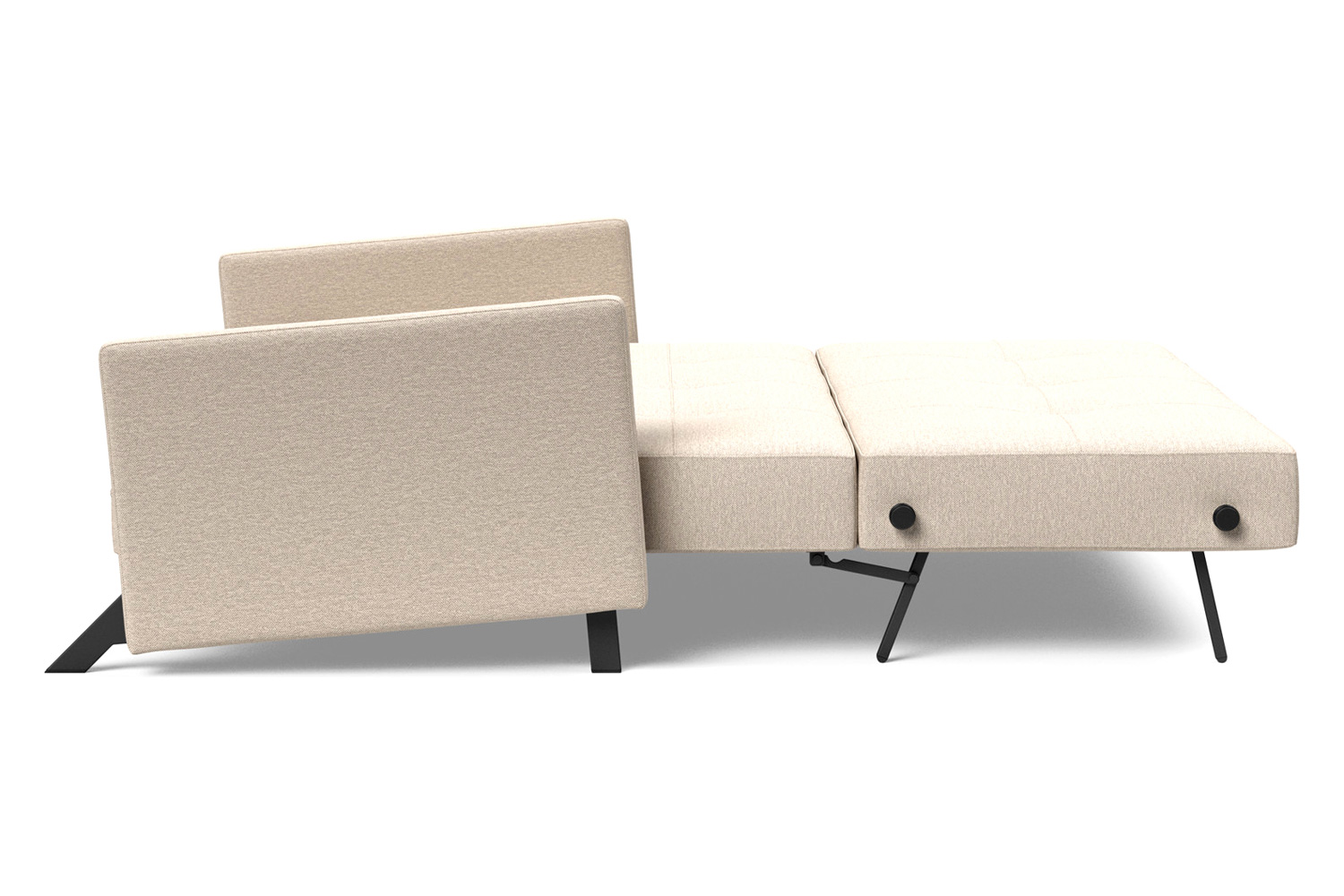 Innovation Living Cubed Queen Size Sofa Bed with Arms - 584 Argus Natural