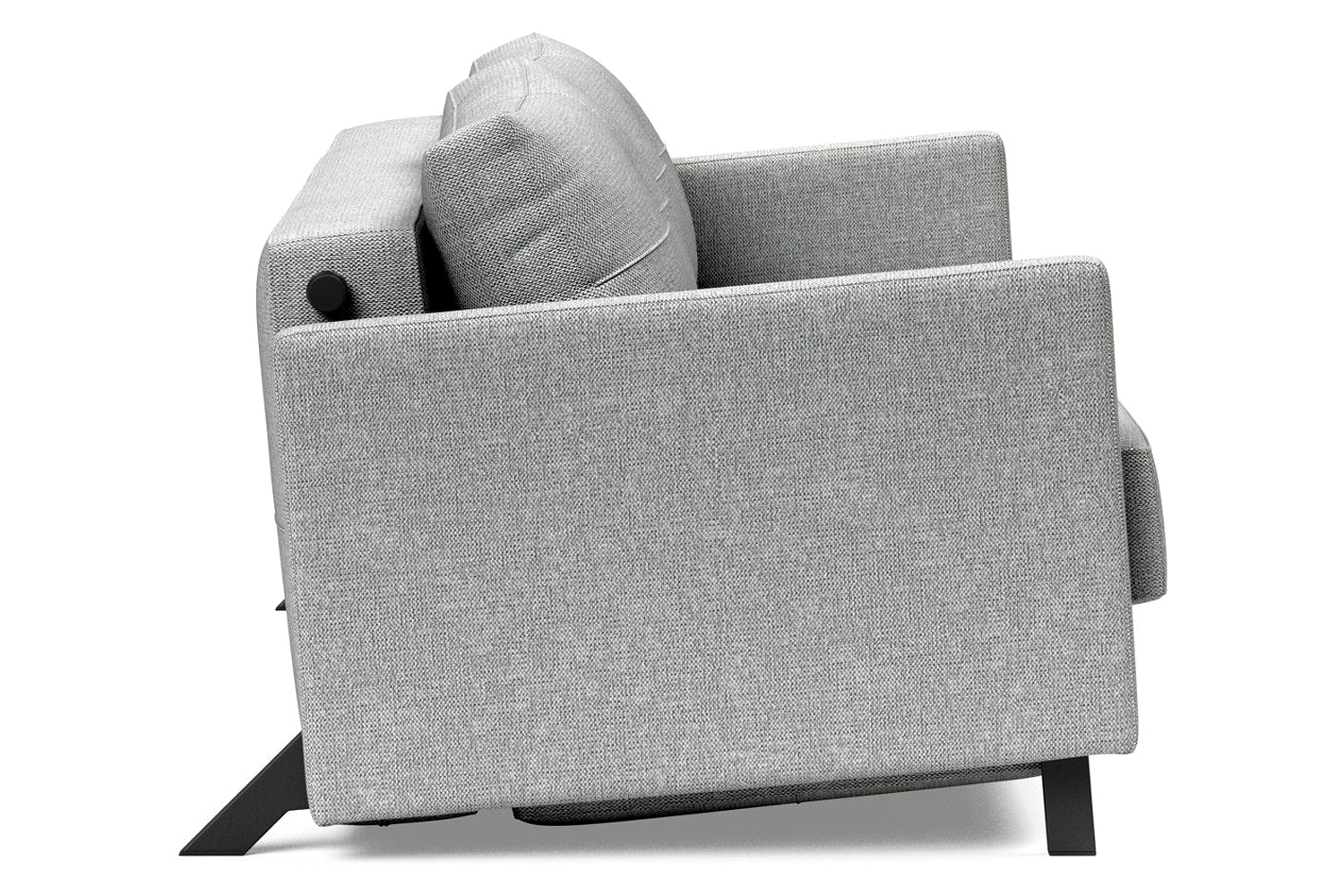 Innovation Living Cubed Queen Size Sofa Bed with Arms - 590 Micro Check Gray