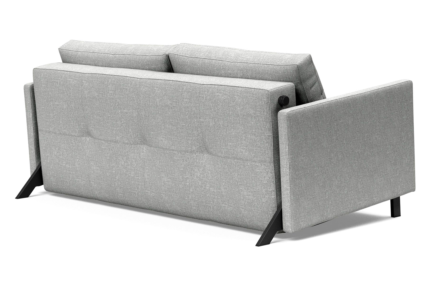 Innovation Living Cubed Queen Size Sofa Bed with Arms - 590 Micro Check Gray