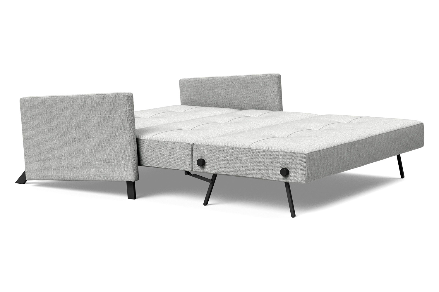 Innovation Living Cubed Queen Size Sofa Bed with Arms - 590 Micro Check Gray